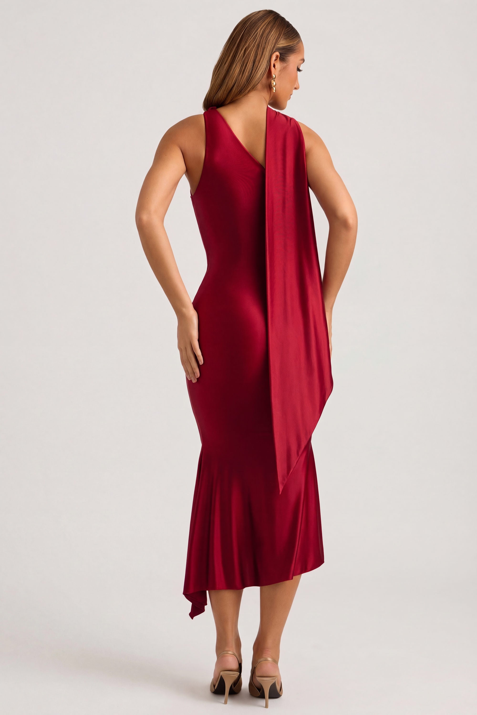 IMVAL / Check Layered Dress［RED］ Vintage Style Dresses | Jawbreaker Swing Dress in Red Sparkle