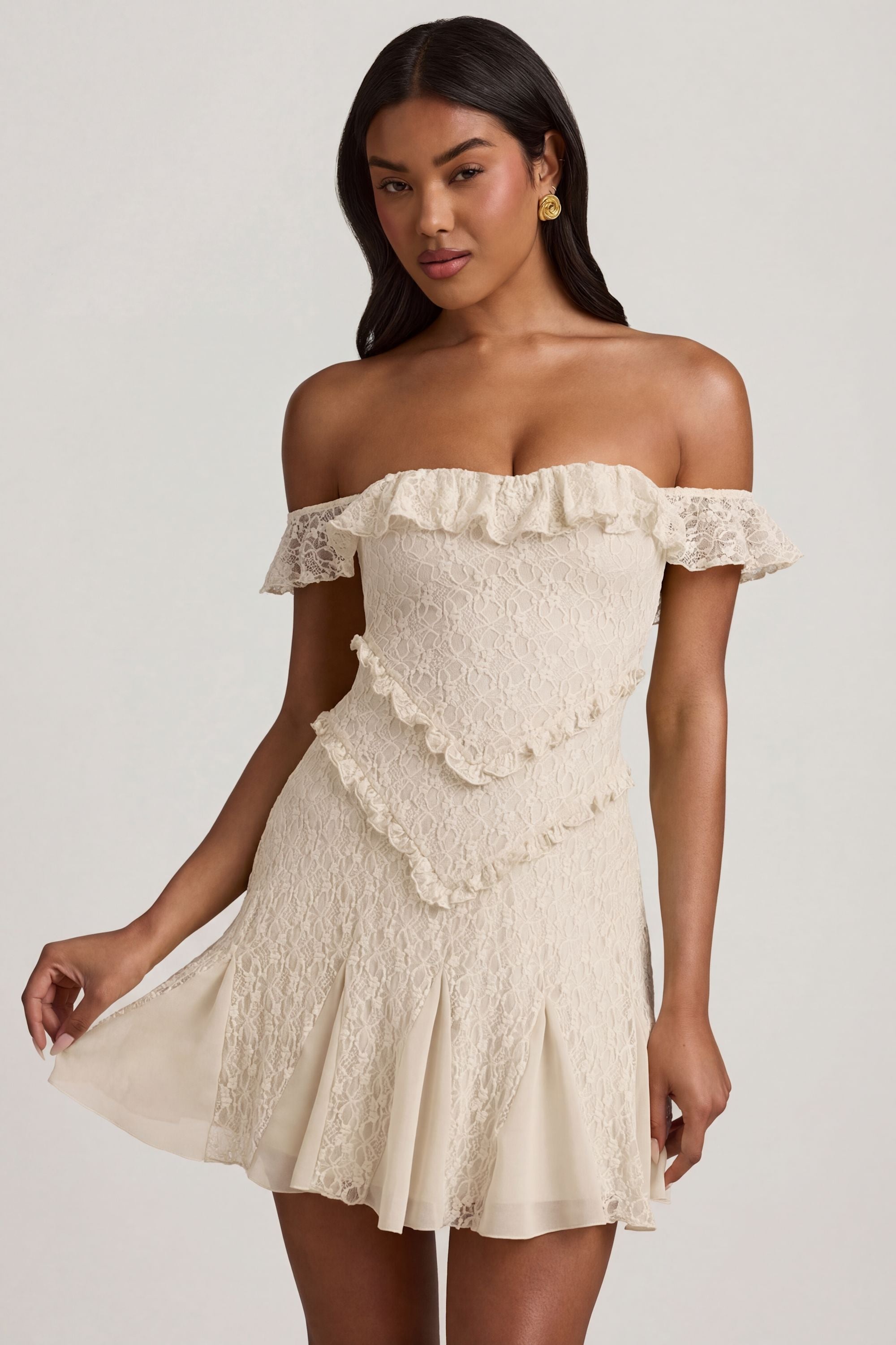 knee length dresses for ladies Klein Lace Mini Dress main image 1