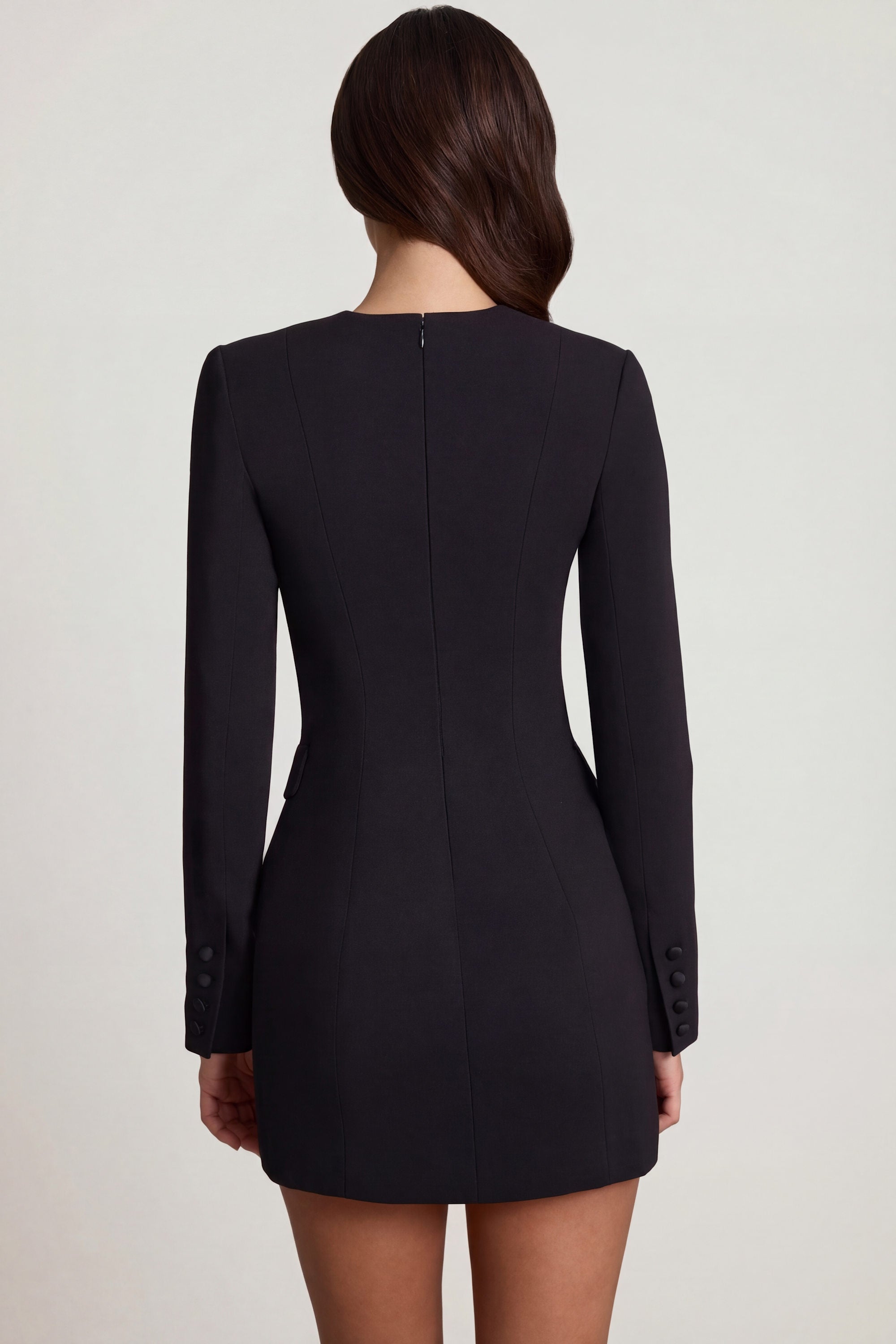 Sheath Dress Black Blazer Over Black Dress Oh Polly Structured Tailored Blazer Dress In Black Sheath Dress Black Blazer Over Black Dress Oh Polly Structured Tailored Blazer Dress In Black