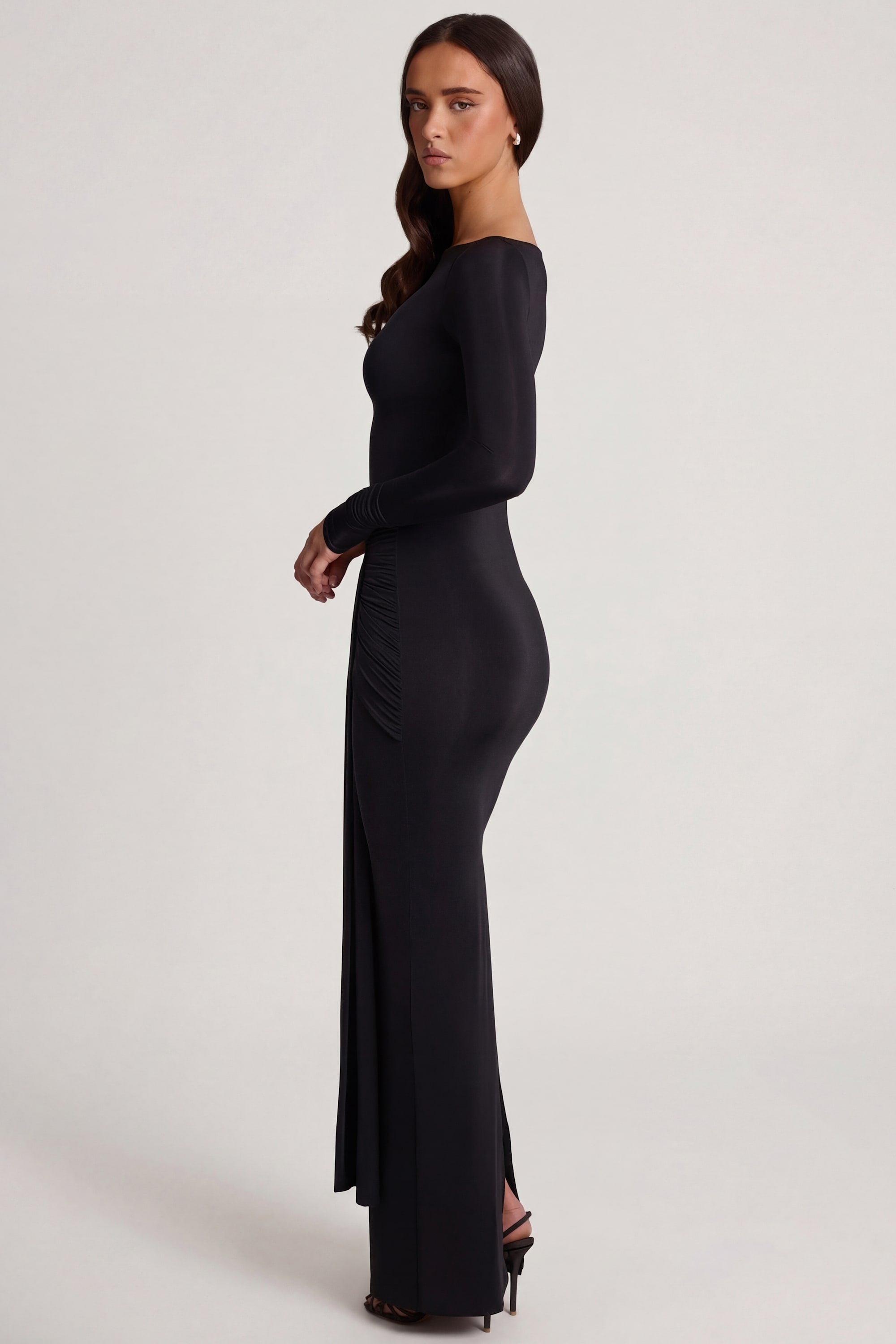 oh polly long sleeve ruched dress Oh Polly Ruched Dresses With Sleeves Cut Out Oh Polly Black Ruched Dress Oh Polly Long Sleeve Ruched