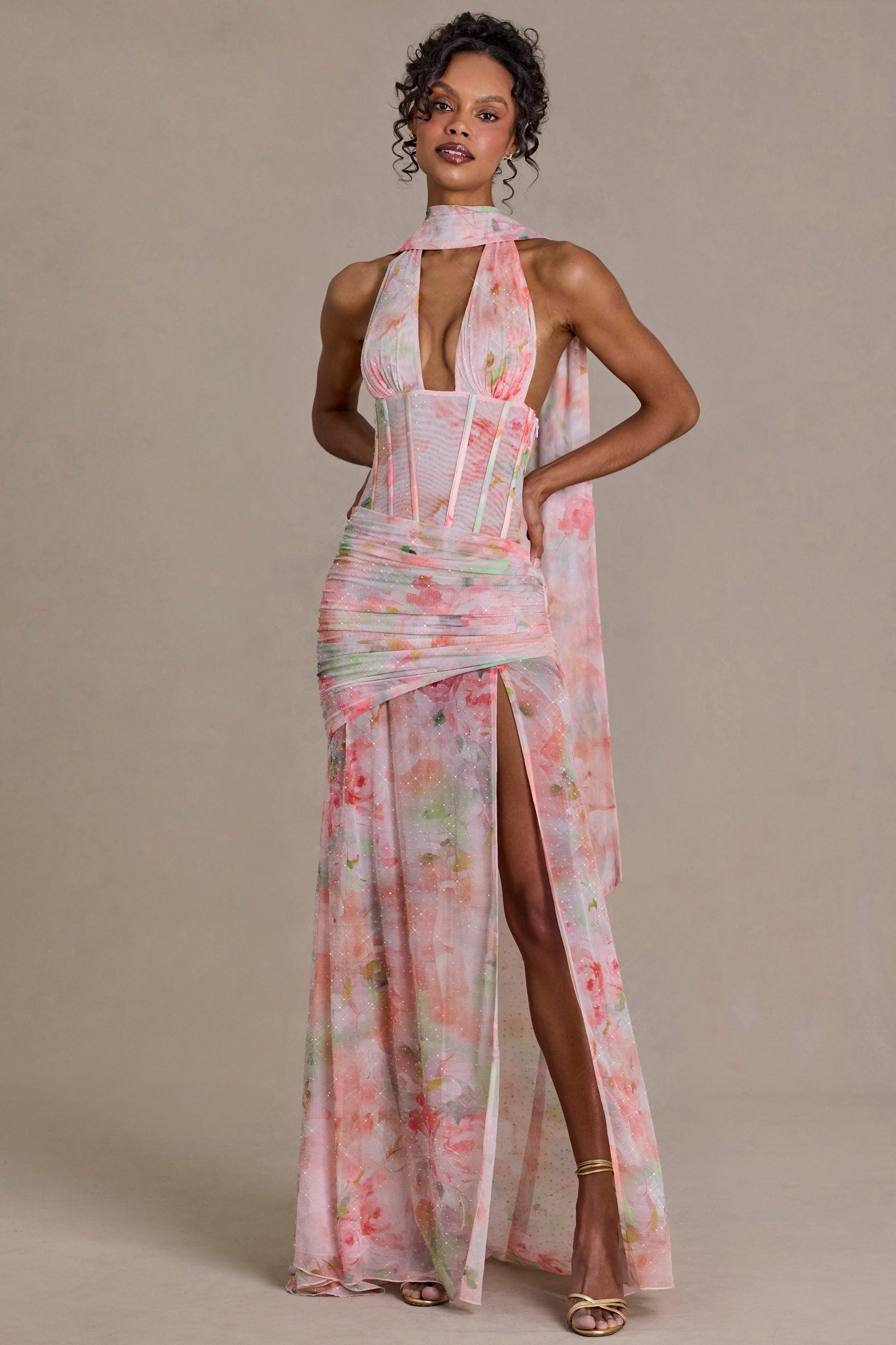 Oh Polly - Maxi Dress - Women - Polyester/Spandex - 4 US