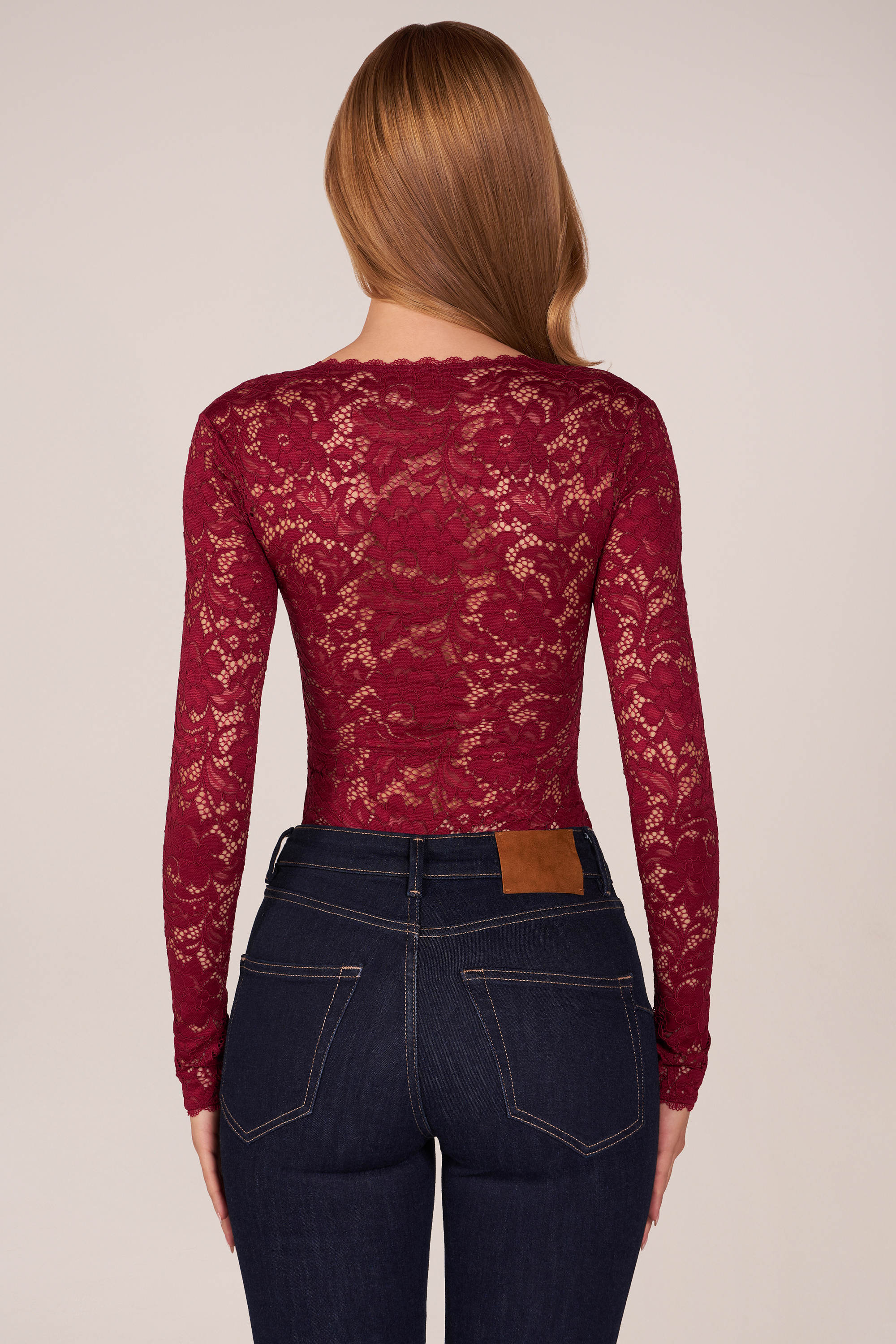 red lace bodysuit dress Sparkling Red Sequin Lace Bodysuit Party Outfit