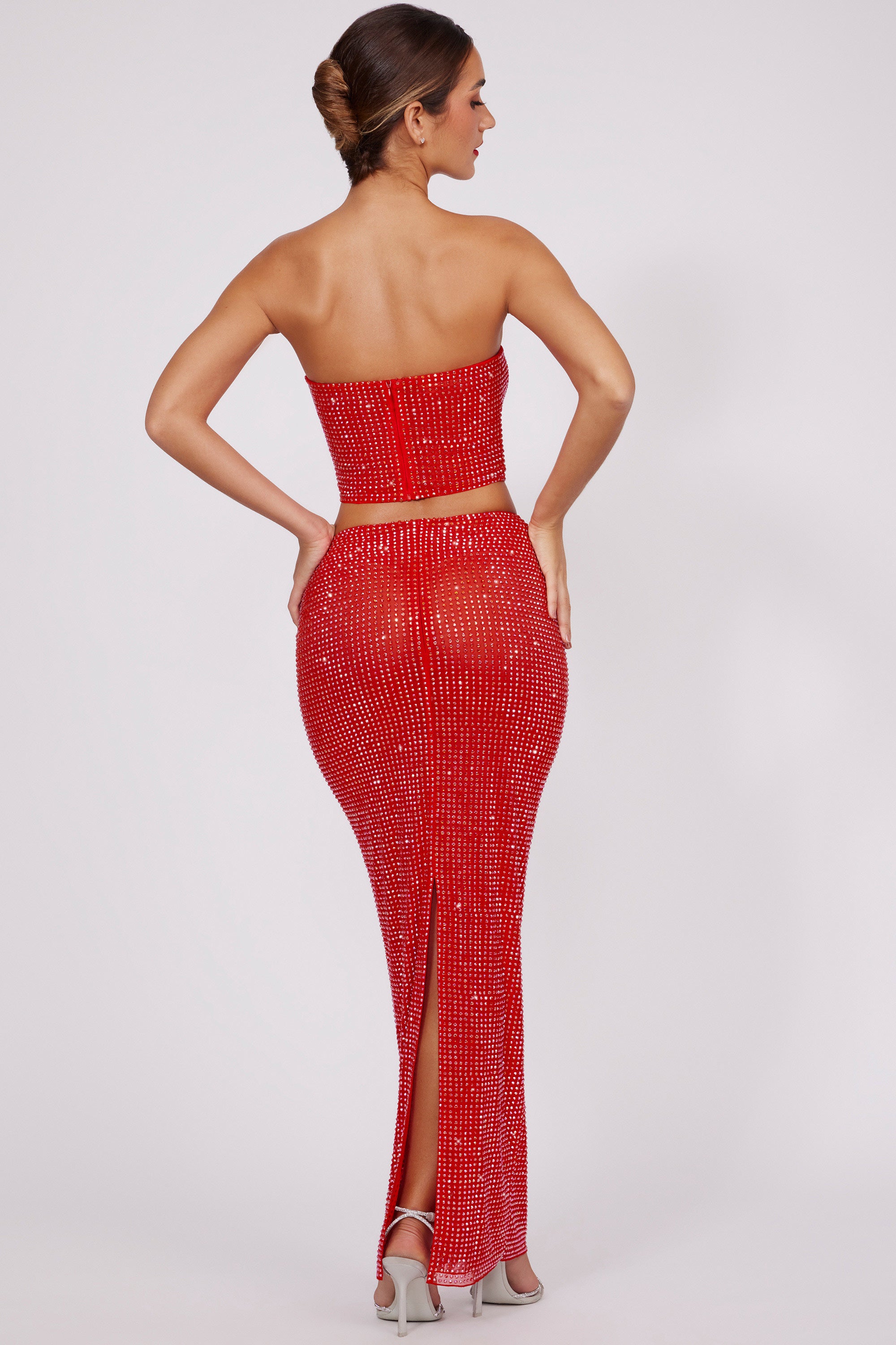 off the shoulder red sequin dress Dancing Queen 4385 - Sequin Off Shoulder Prom Dress XL / Hunter Green