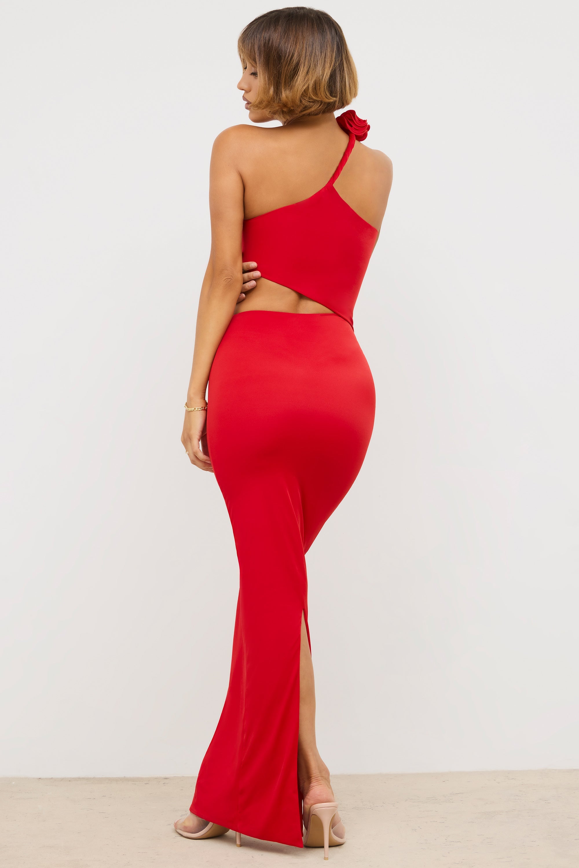 Jersey Asymmetric Cut Out Maxi Dress in Scarlet Red - 8 | Oh Polly Jersey Asymmetric Cut Out Maxi Dress in Scarlet Red - 8 | Oh Polly