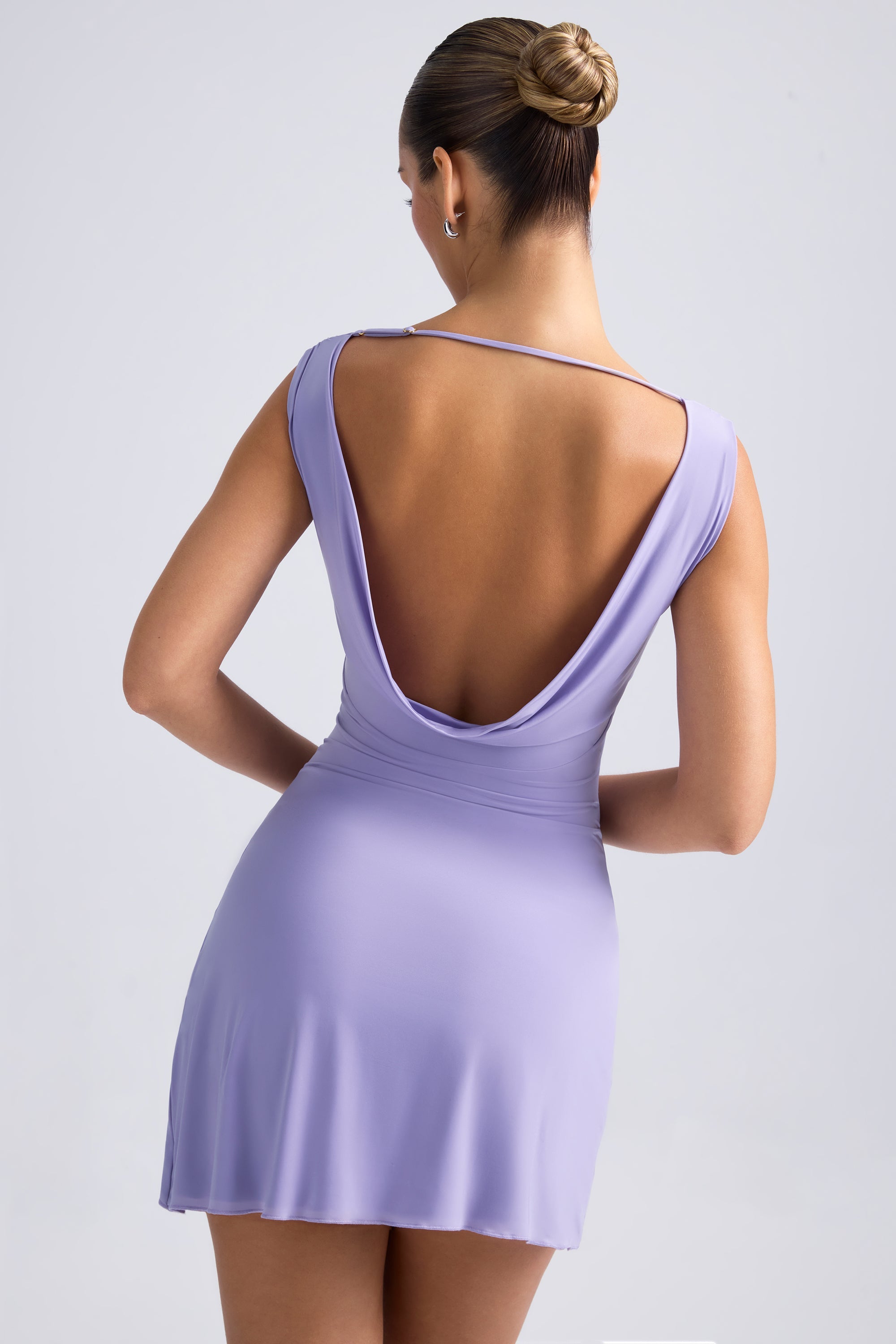 Lilac Backless Dress