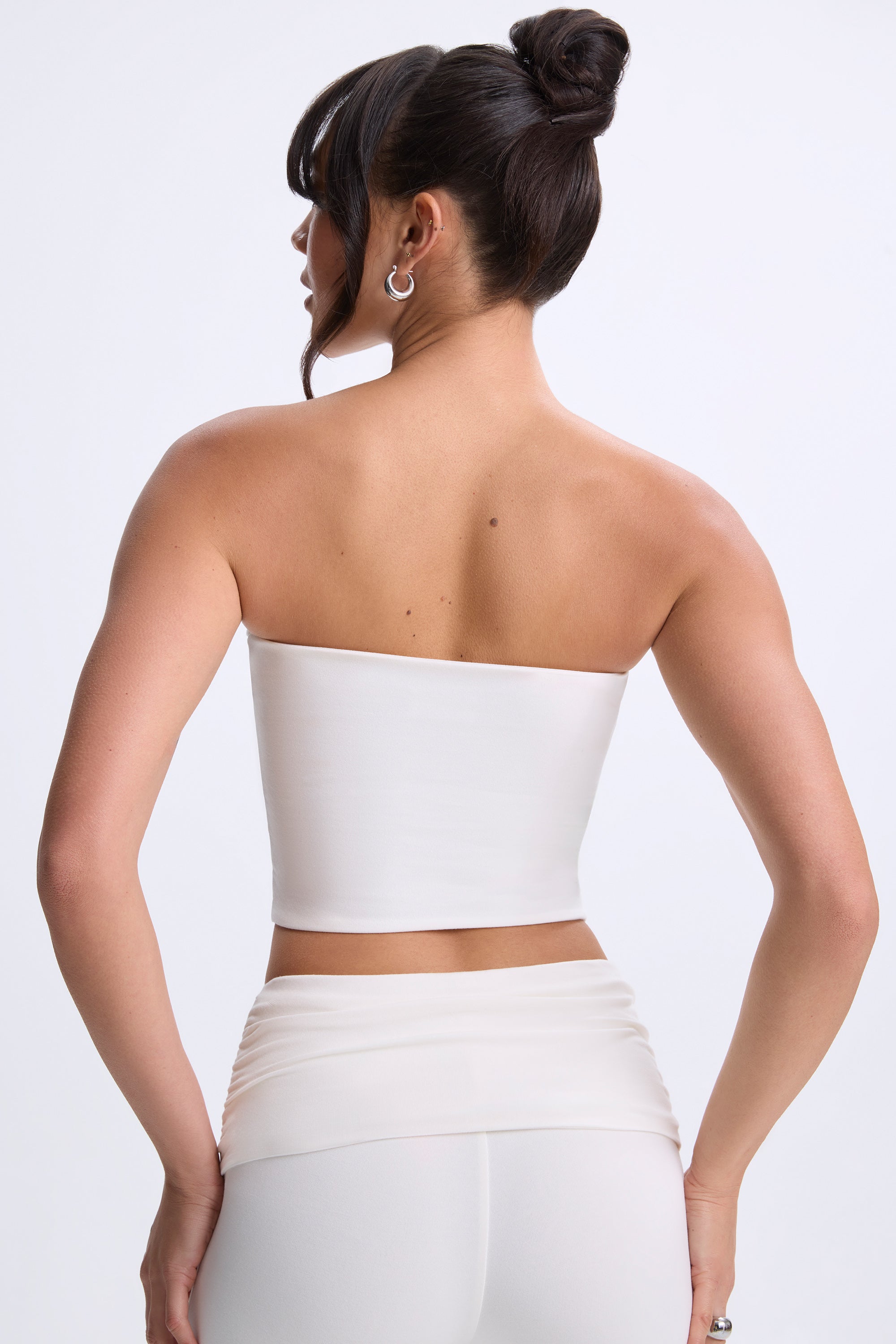 HYKEＷＯＯＬ　ＳＴＲＡＰＬＥＳＳ　ＴＯＰ Aurorah Strapless Top Black | Princess Polly