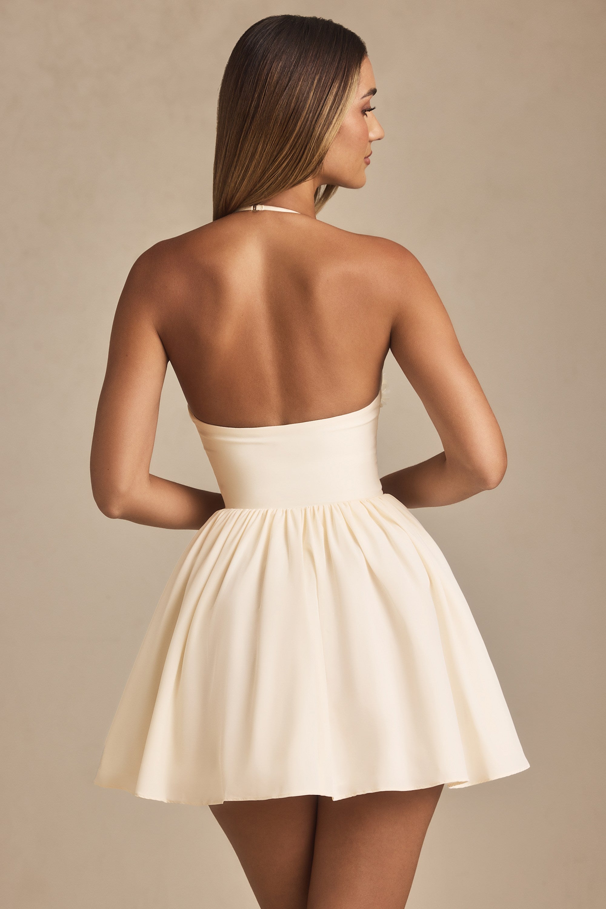 Acka all sheer flower dress（beige） Acka all sheer flower dress beige