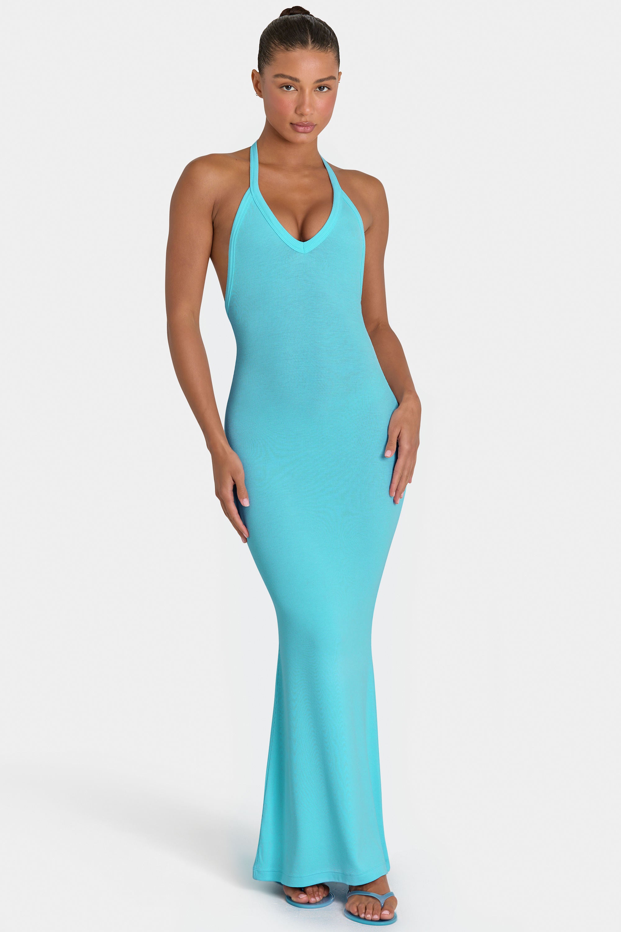ButterCloud™ Maxi Dress in Aqua