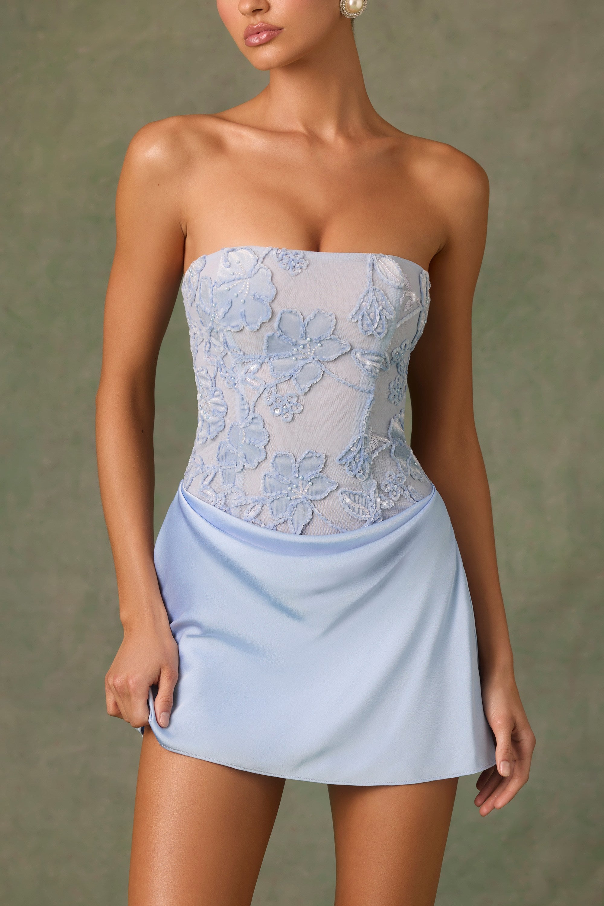 blue blush mini dress Blue Blush Asymmetrical Mini Dress Wine / Large