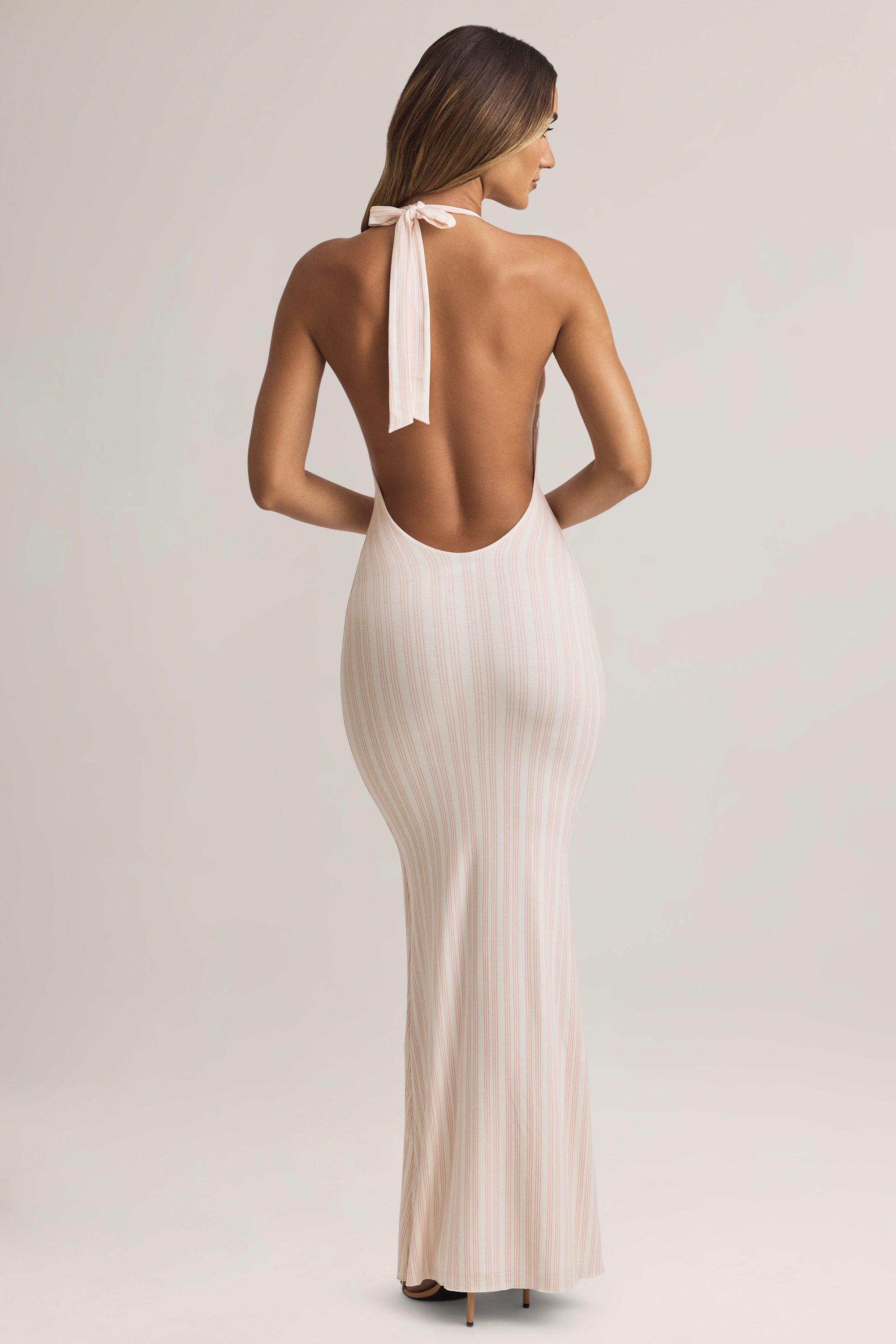 ivory halter wedding dress Ivory Lace Two Pieces Halter Open Back Wedding Dresses with Pockets, MW649