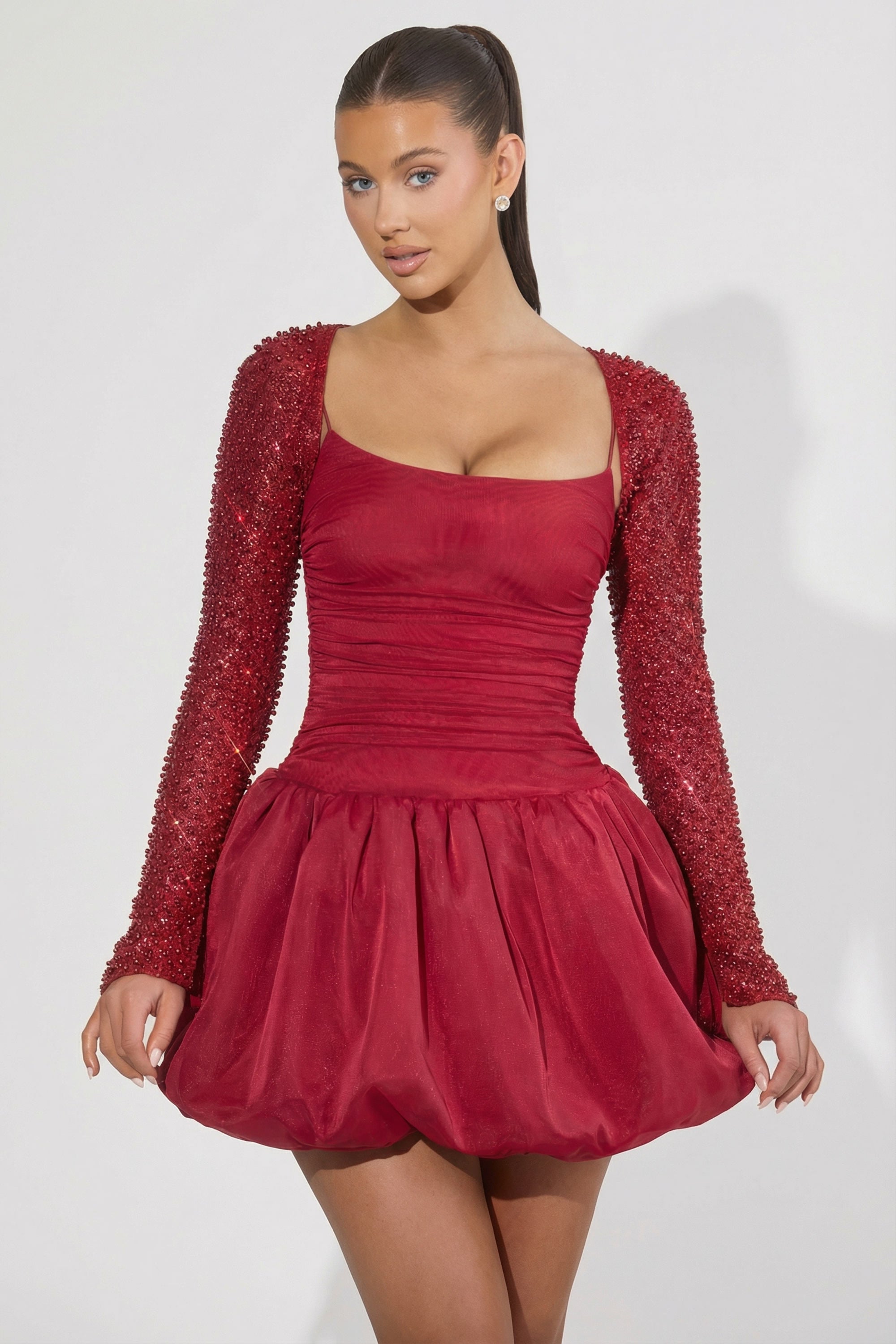 Andmary Aletta frill mini dress 【公式通販】