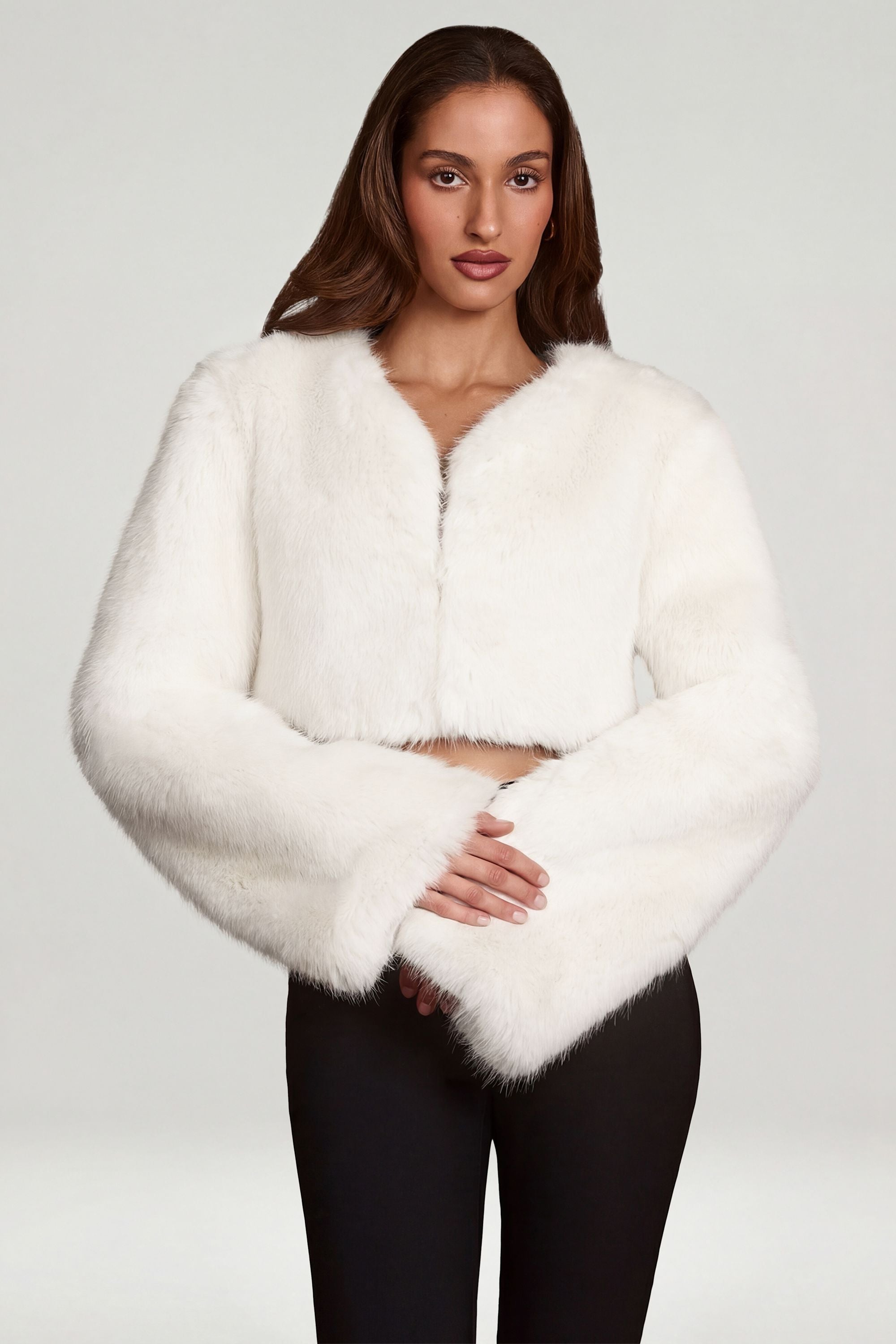 Cardigan Pull Fille US Angels Noir Perlé - Taille 6X - Boléro Crop Top