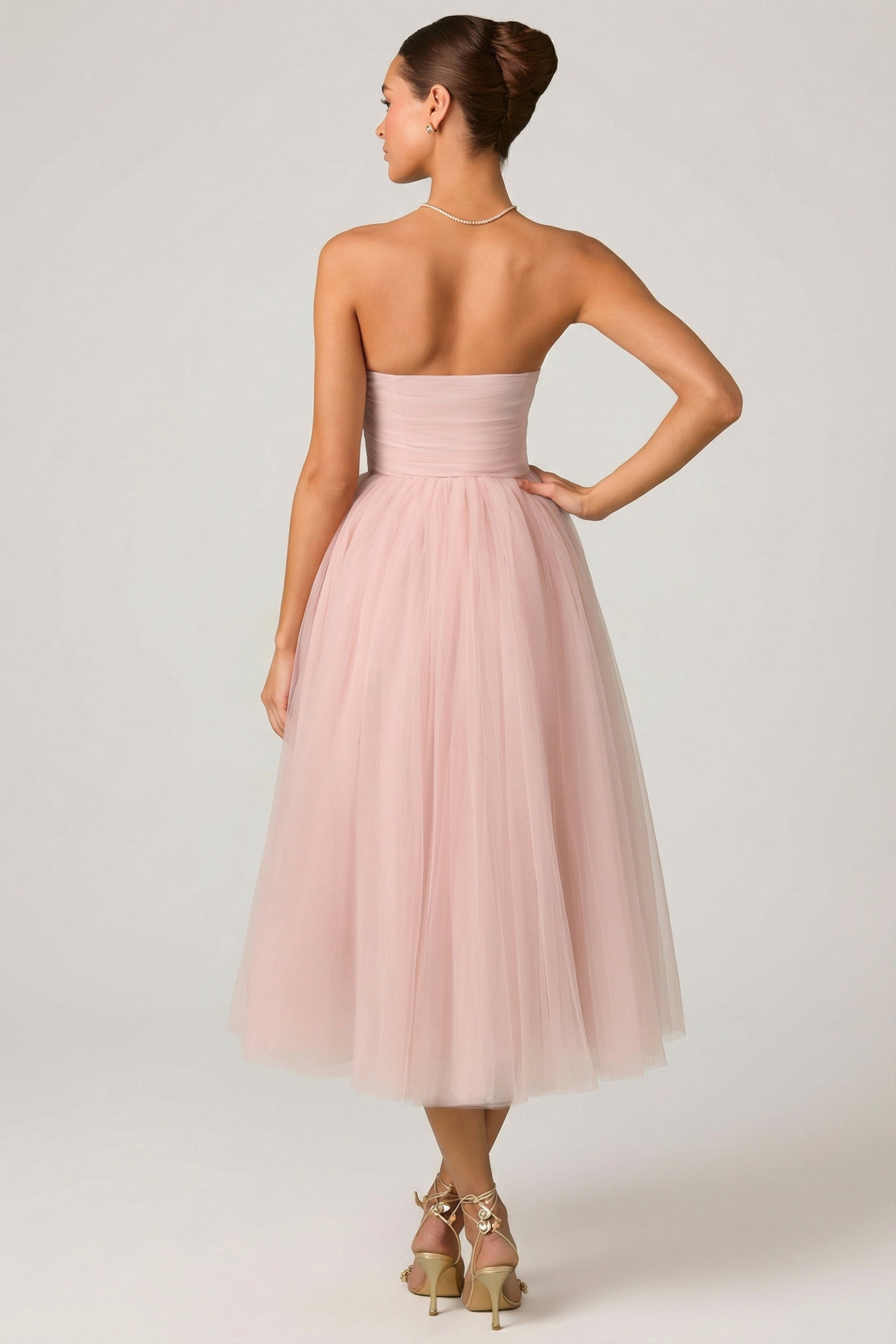 Tulle Corset Midaxi Dress in Dusty Rose - 6 / Regular | Oh Polly Tulle Corset Midaxi Dress in Dusty Rose - 6 / Regular | Oh Polly