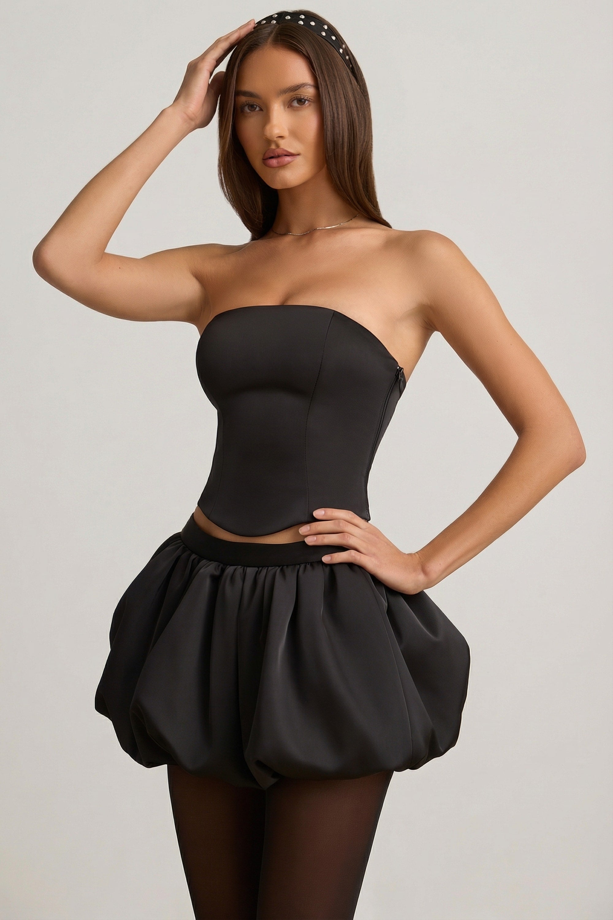poI 美品 frill bustier skirt black poI 美品 frill bustier skirt black poI 美品 frill bustier skirt black
