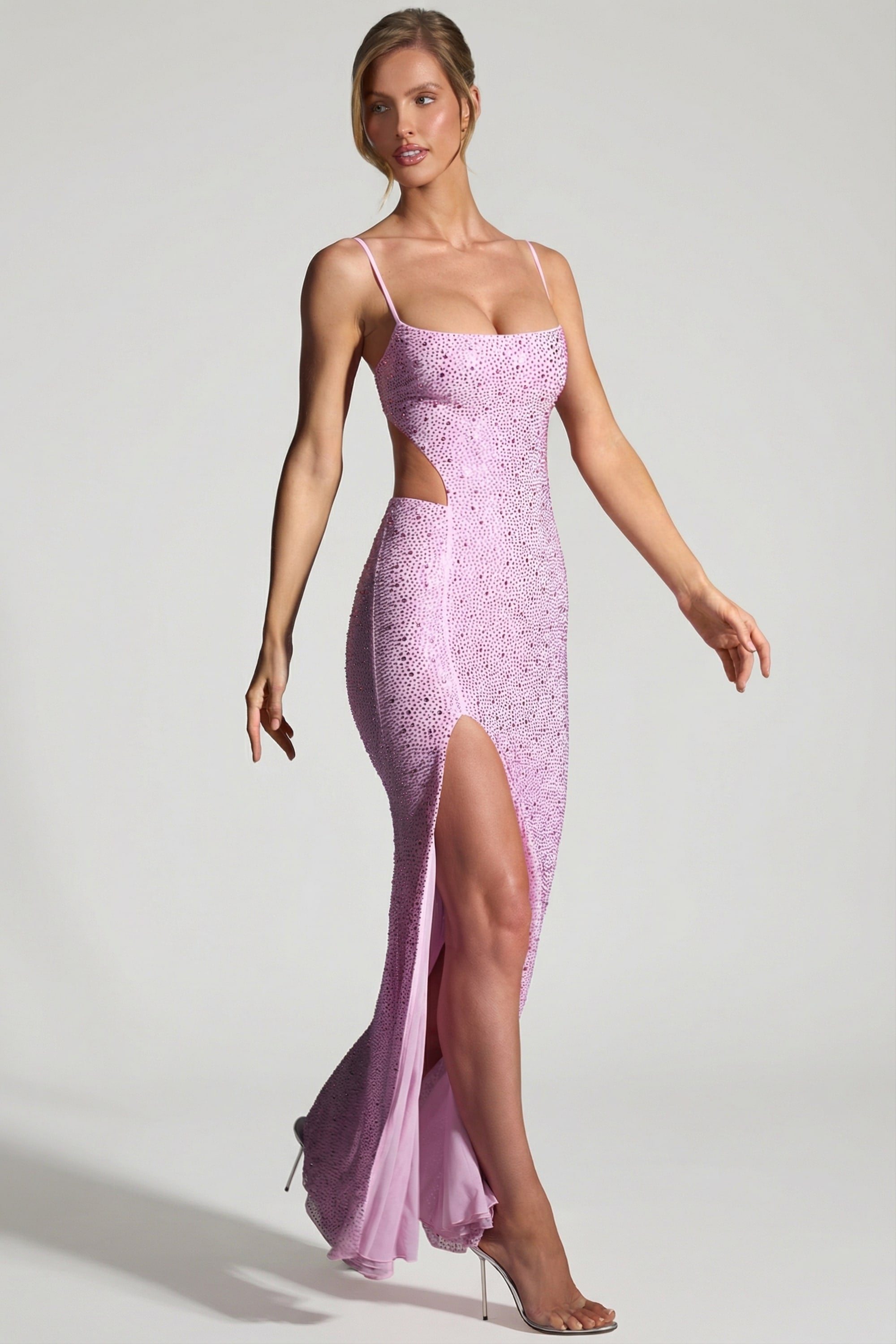 fitted fishtail maxi dress Ava Presley One Sleeve Fitted Prom Dress 37351