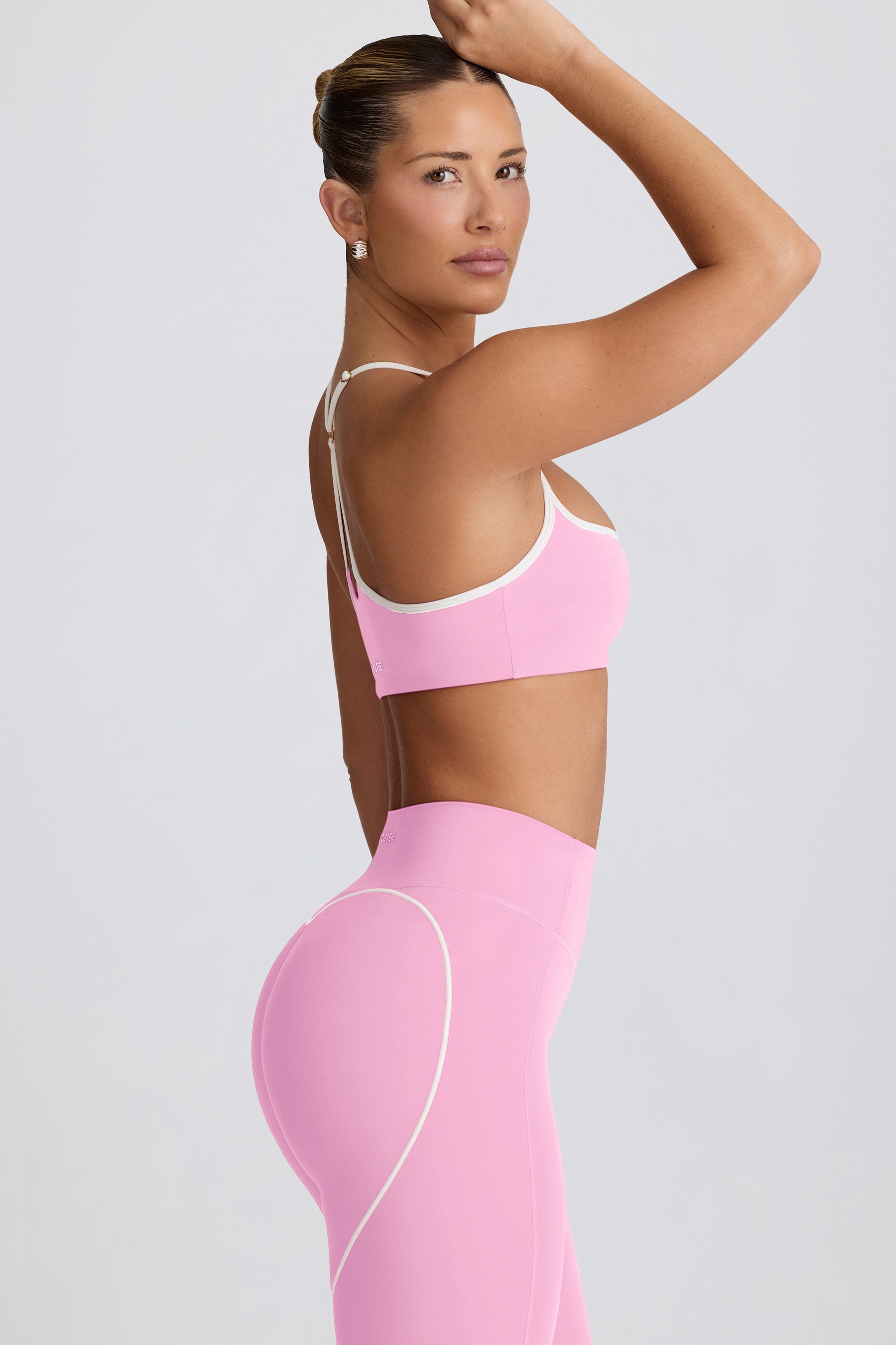 Baby Pink Sports Bra | Non-Wired Hook-Back