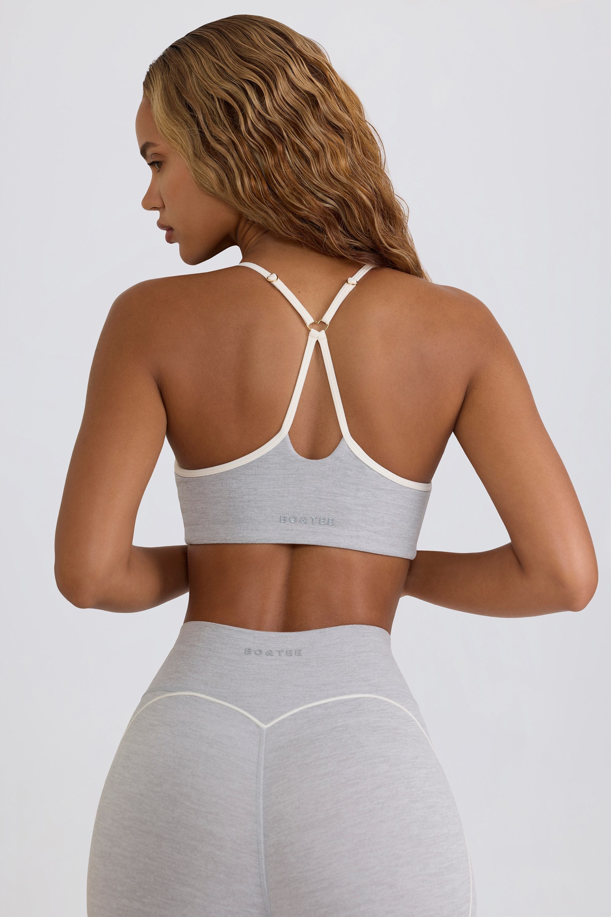 Tenacity Sports Bra Grey Marle