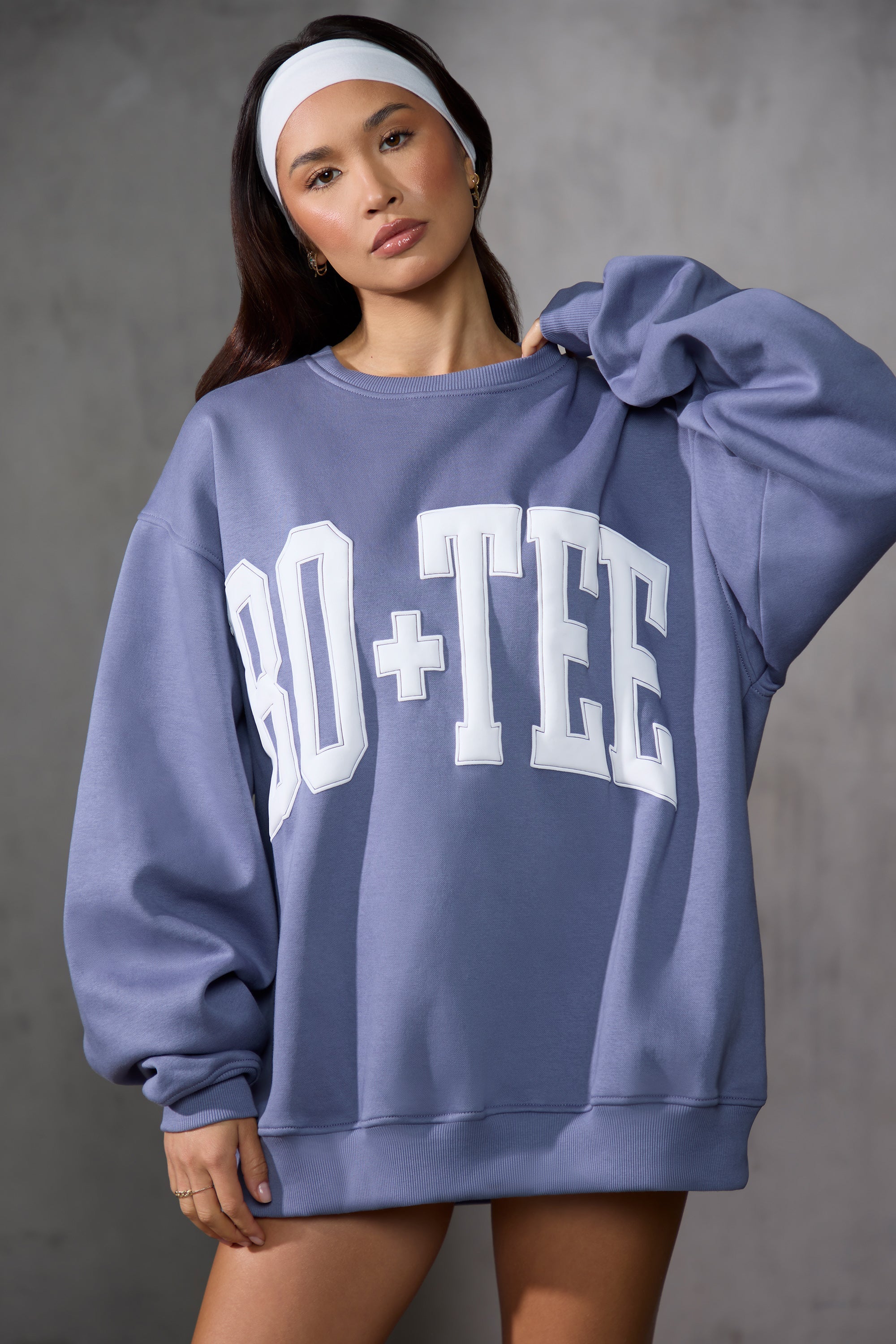 Oversized Sweatshirt - Dark blue - Ladies