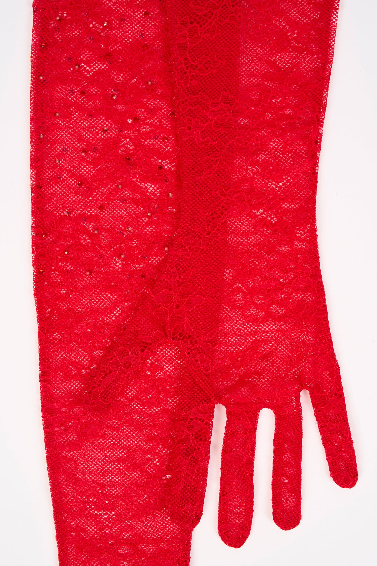 Devil Bodysuit and Gloves Bundle in Fire Red