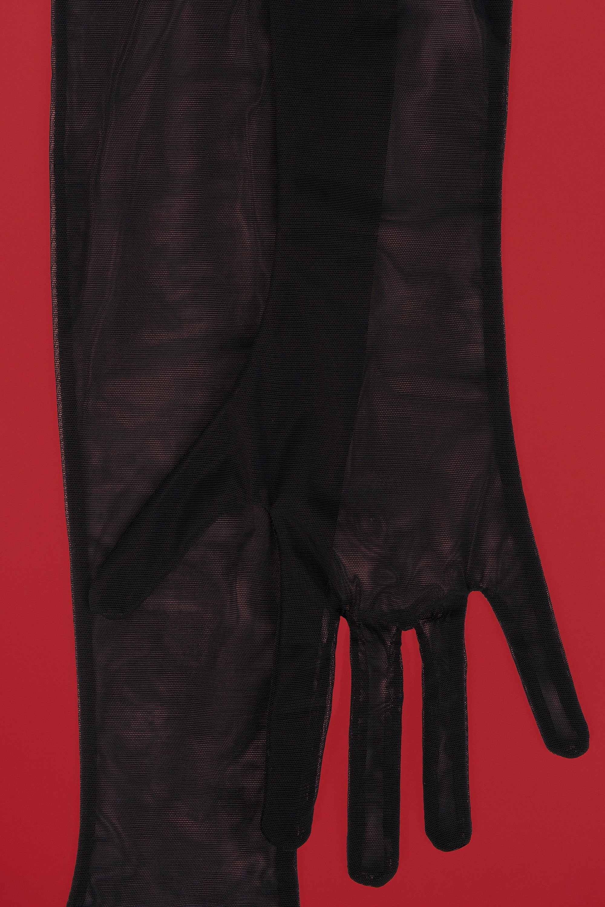 Mesh Gloves in Black