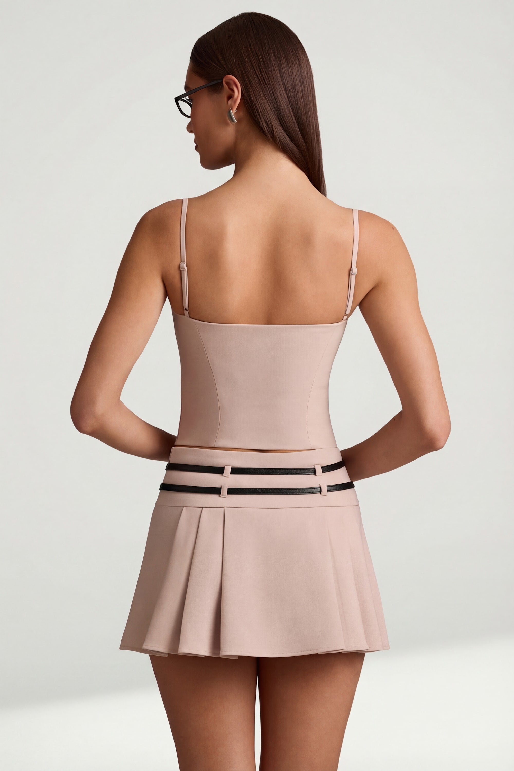 Vivia Cut-Top Camisole Top in Mushroom | Oh Polly – Oh Polly US