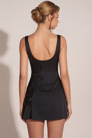 Embellished Scoop-Neck Fitted Mini Dress in Black - 10 | Oh Polly Embellished Scoop-Neck Fitted Mini Dress in Black - 10 | Oh Polly