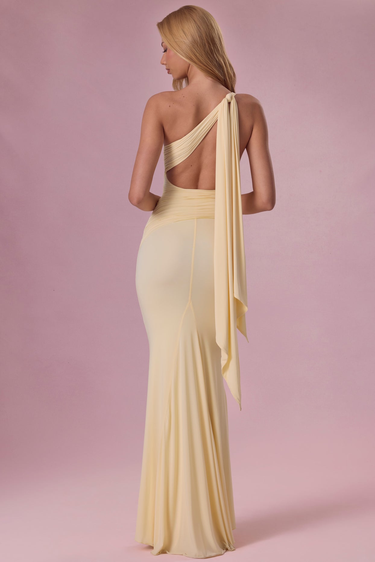 Jersey Bridesmaid Dress in Butter - 6