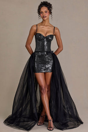 Premium Tulle Skirt in Black