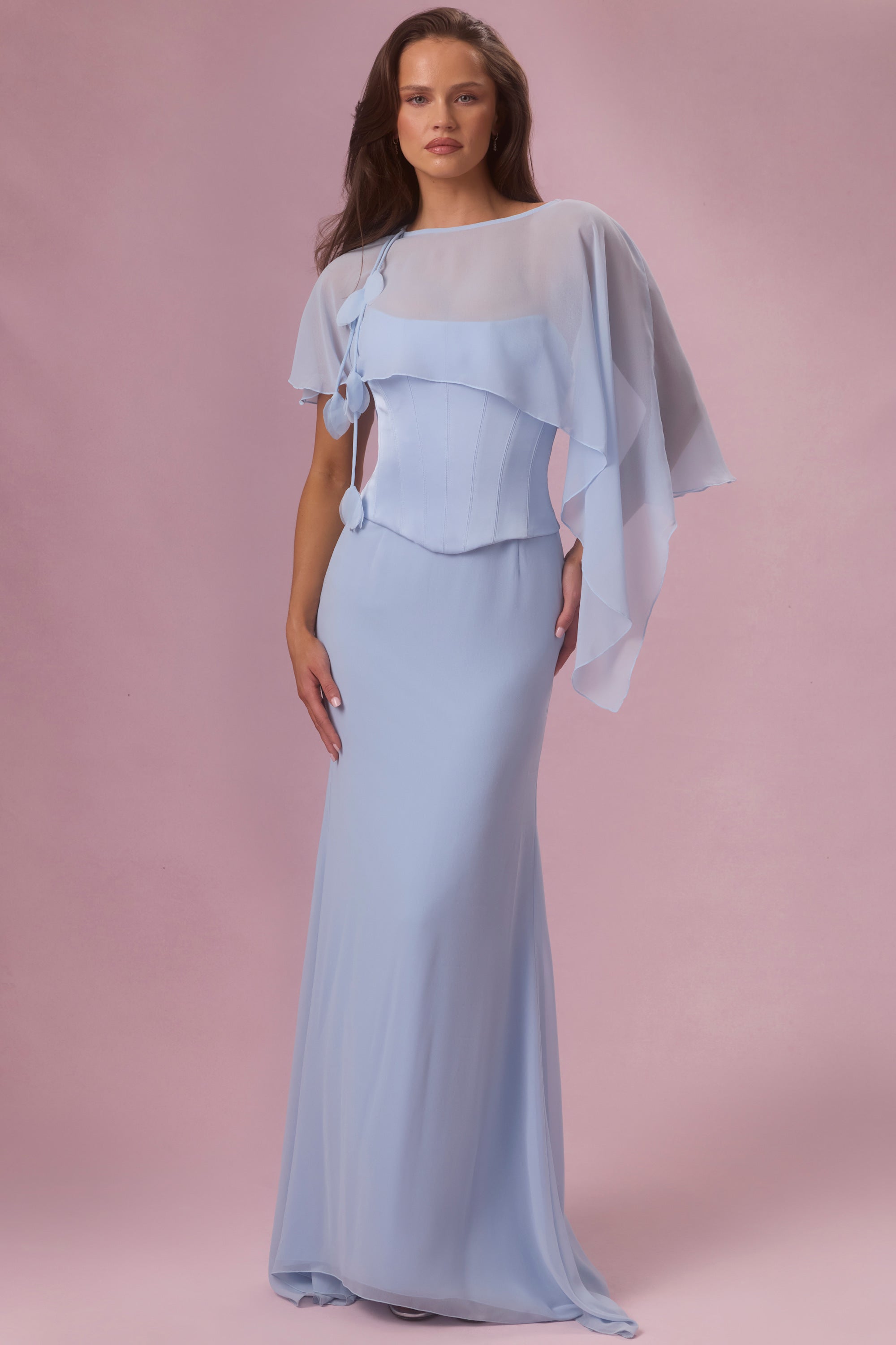 corset blue dress Sassy Shortcake Liv Lavender Sizes Manali Strapless Corset Maxi Dress