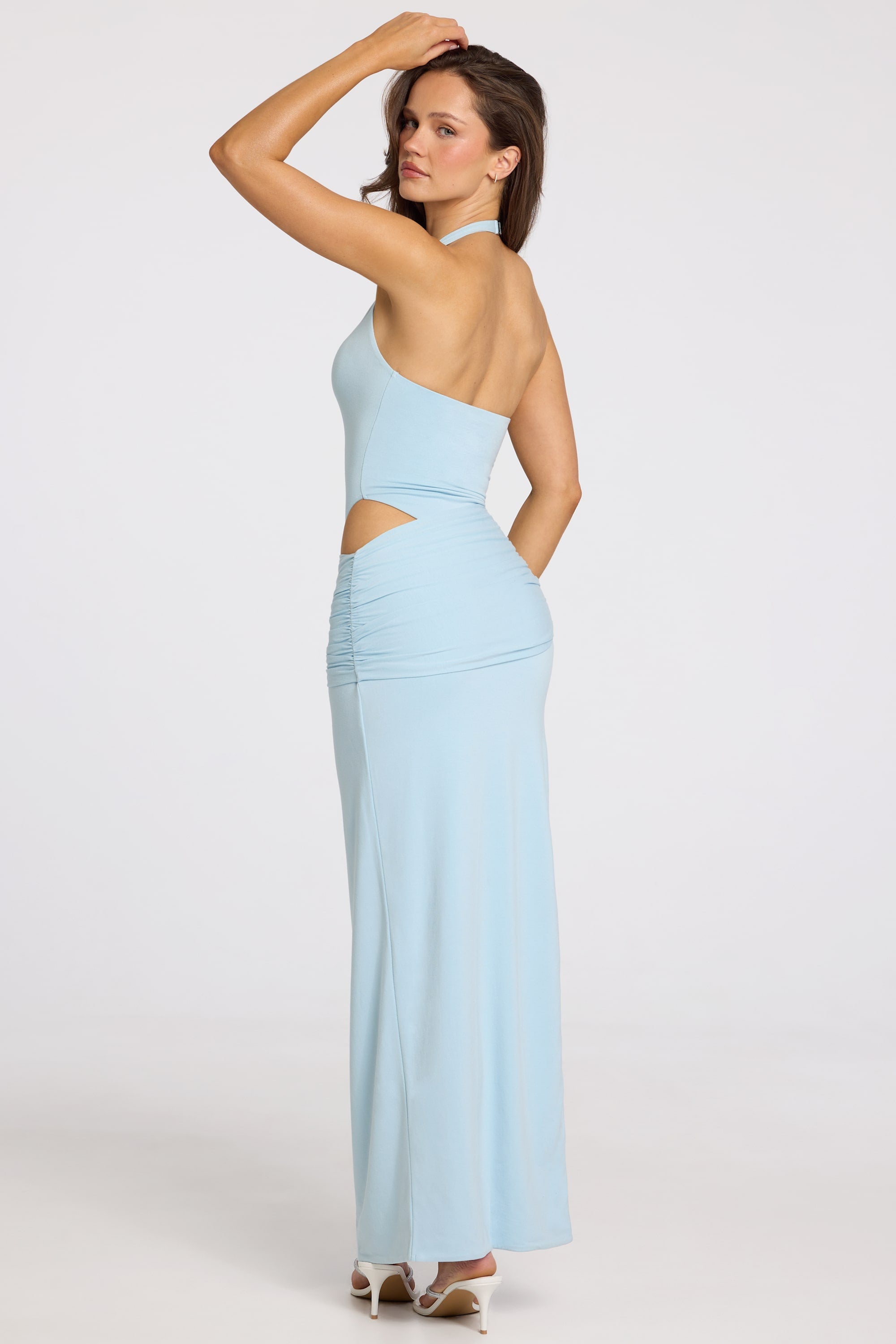halter top dresses Fantastic Burgundy V Back Long Prom Dresses, Evening Dress, MP220 The Rory white satin halter top is crafted of soft satin with a stunning high neck and bow tie back Aryanna Tiered Halter Maxi Dress