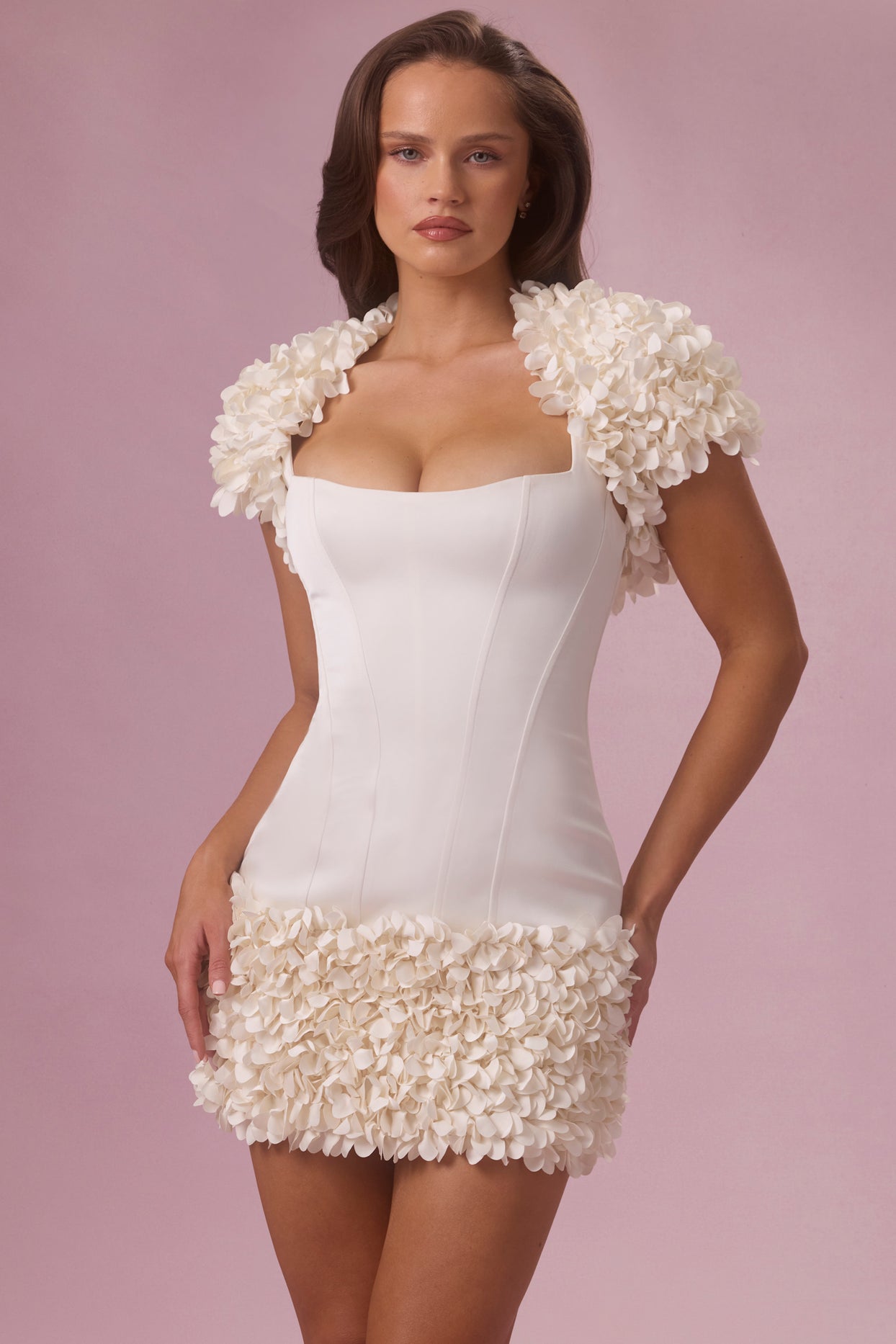 Cropped Bolero  in Pearl - 7