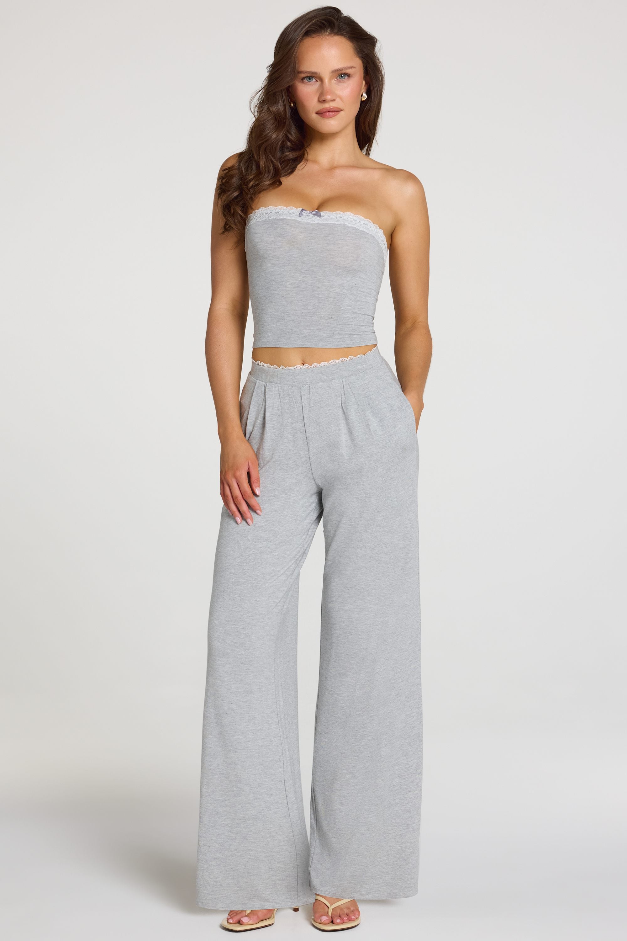 Moya Knit Long Sleeve Romper in Grey | Oh Polly – Oh Polly US