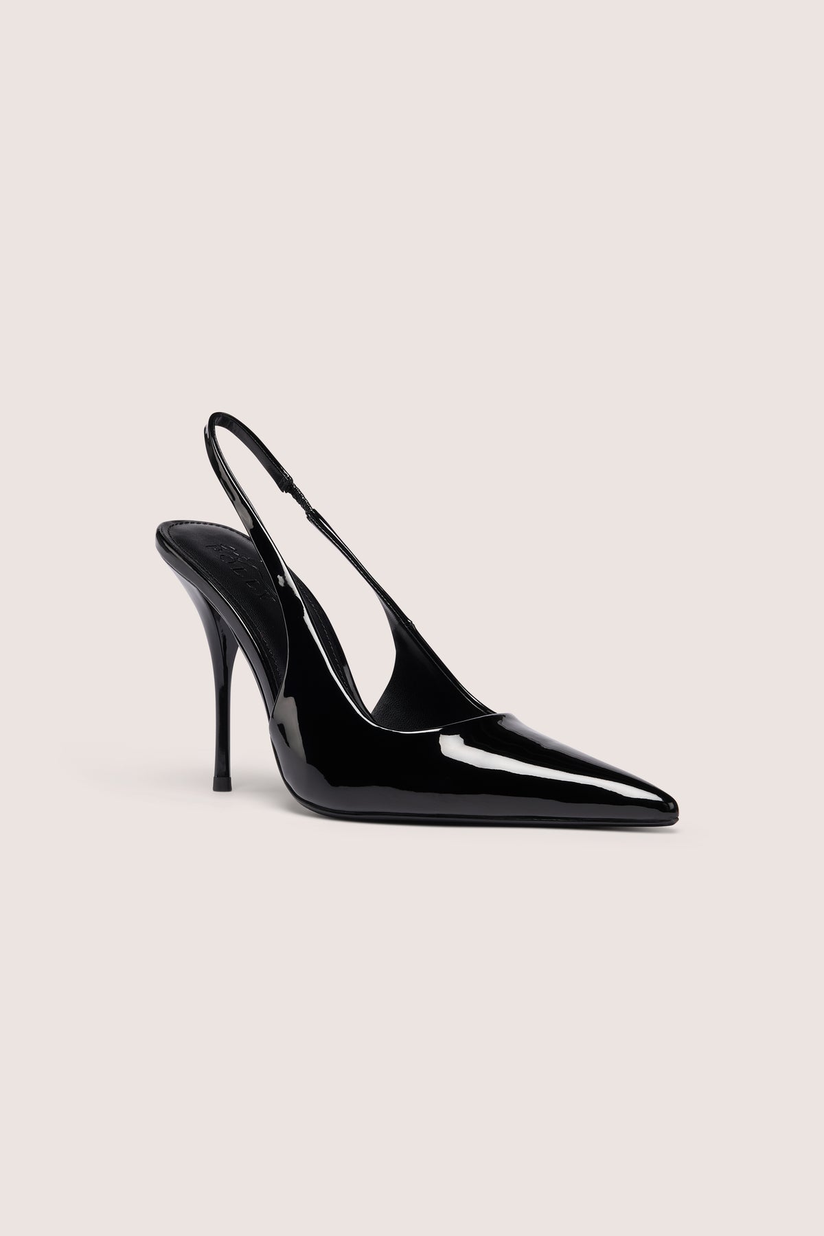 Sling-Back Heels in Black - 1