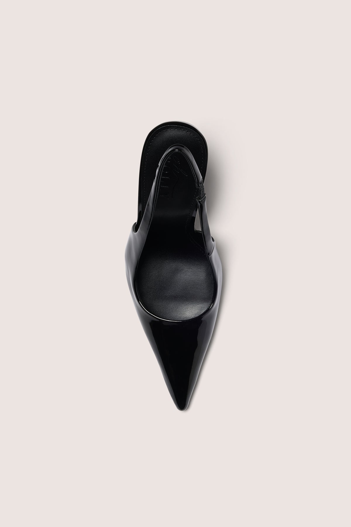 Sling-Back Heels in Black