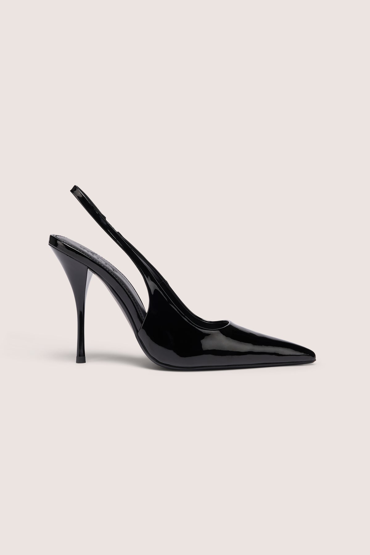 Sling-Back Heels in Black