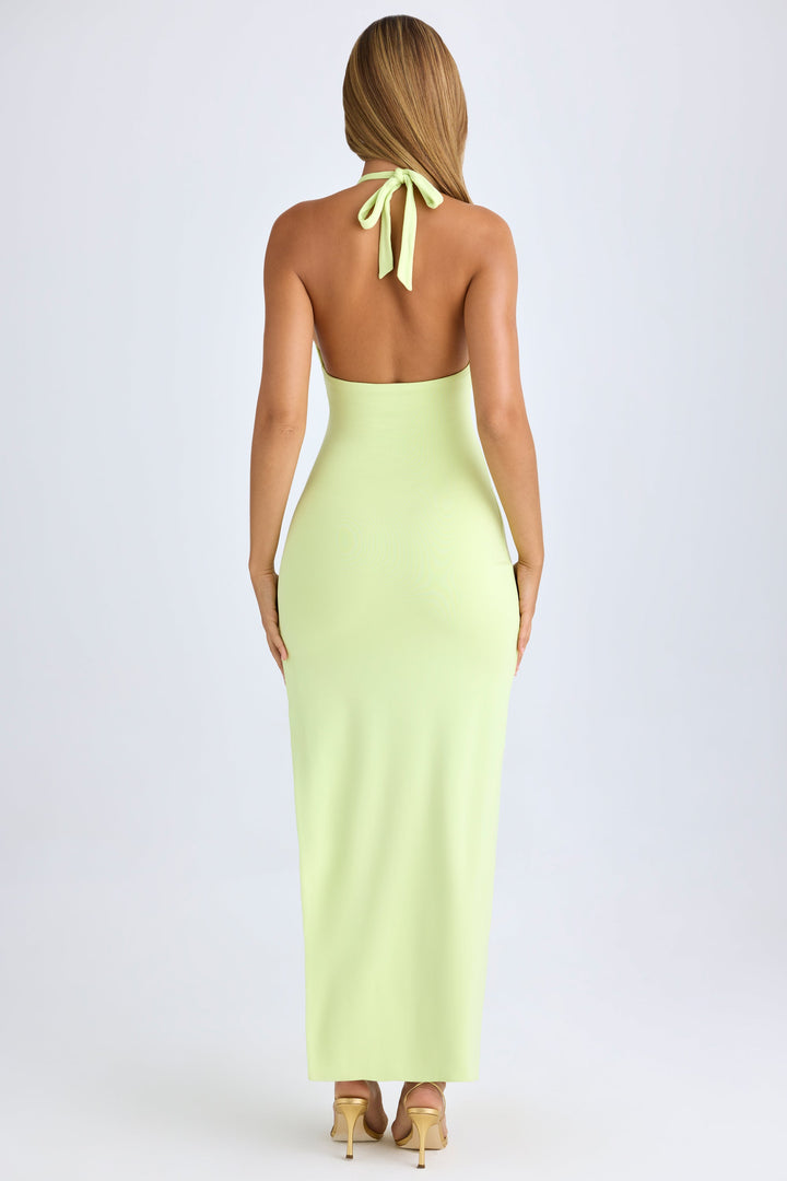 MATCHA STRIPED BUTTON UP MAXI DRESS main image 0