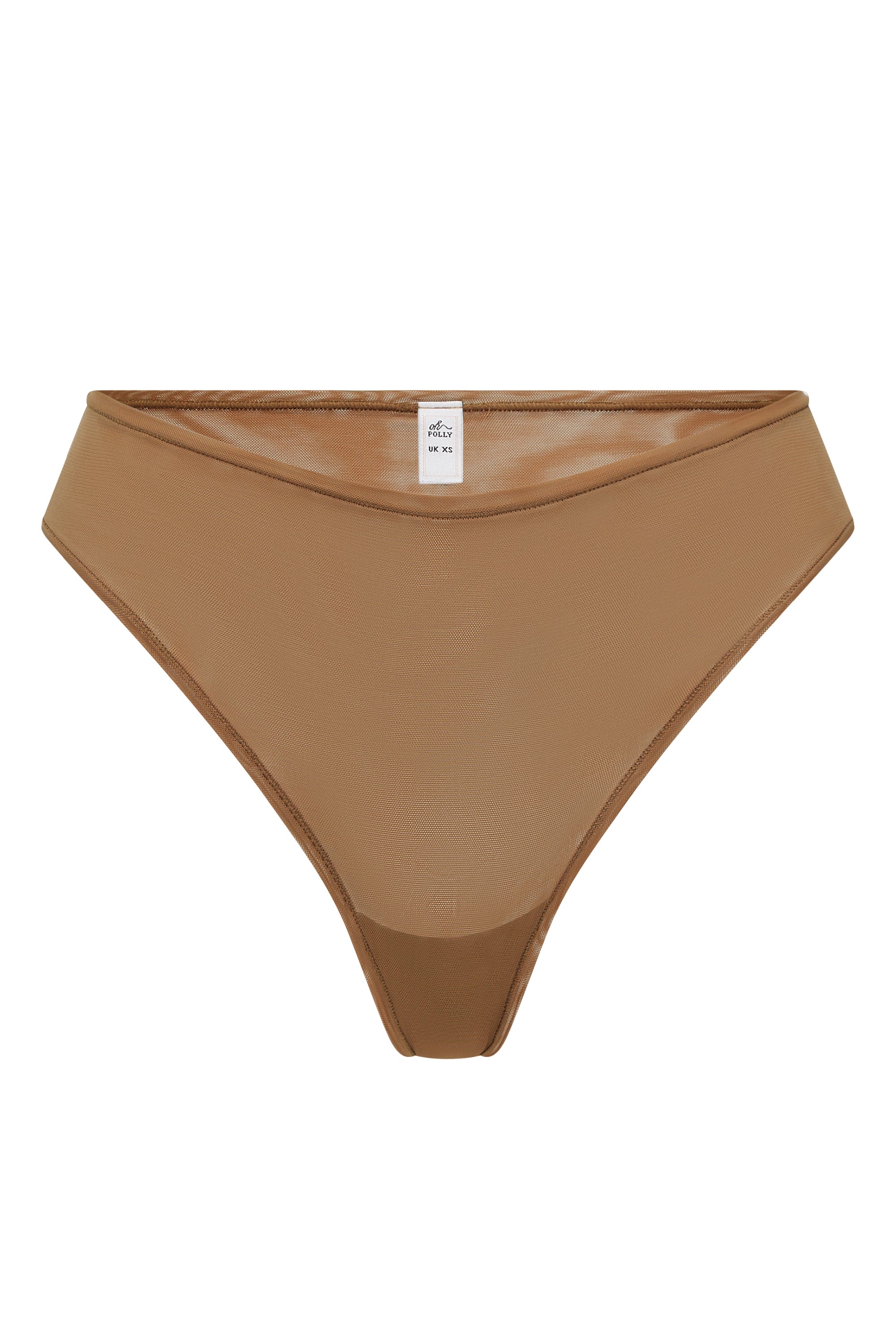 Cueca Soft Mesh em Amêndoa