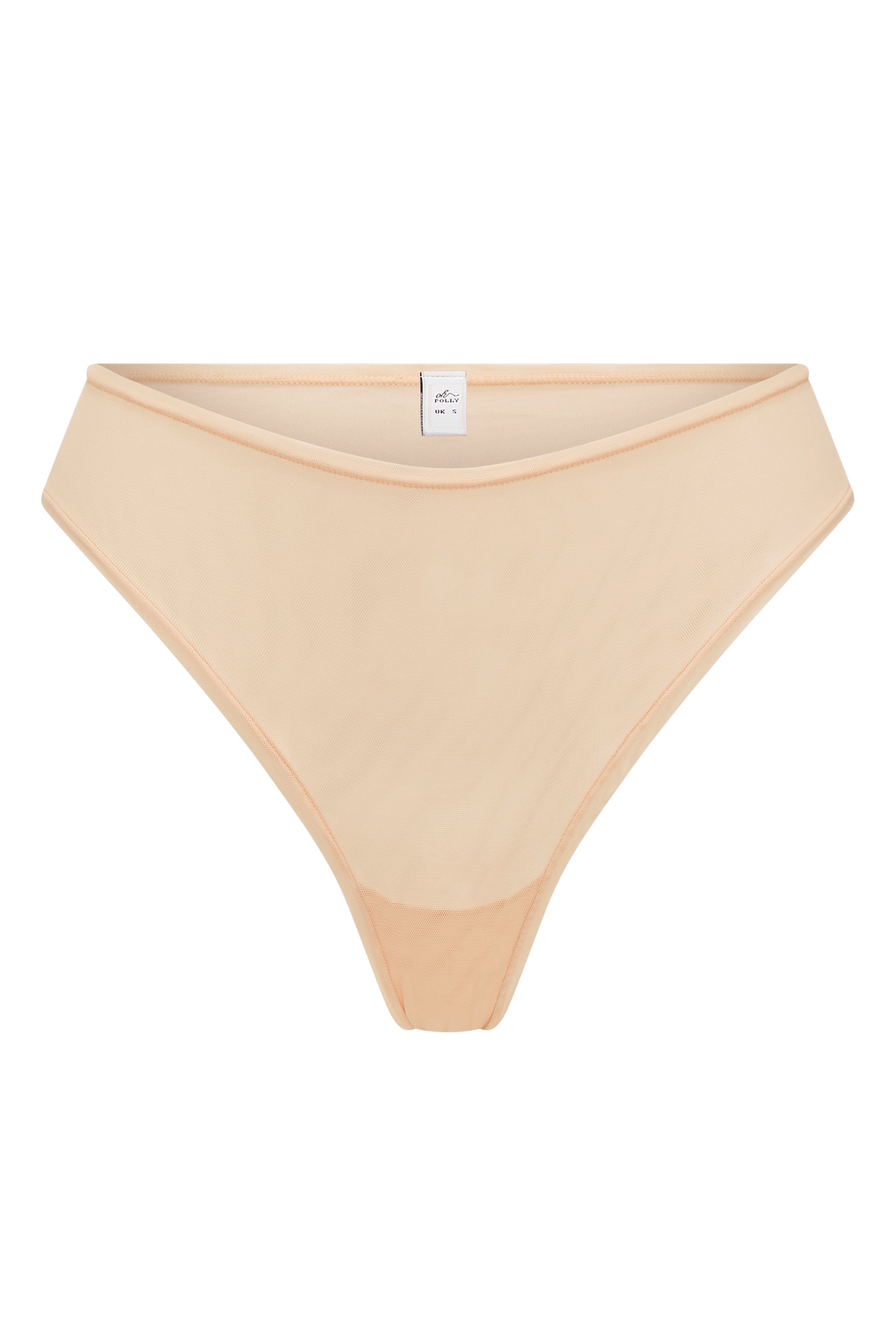 Calzoncillos de malla suave en beige