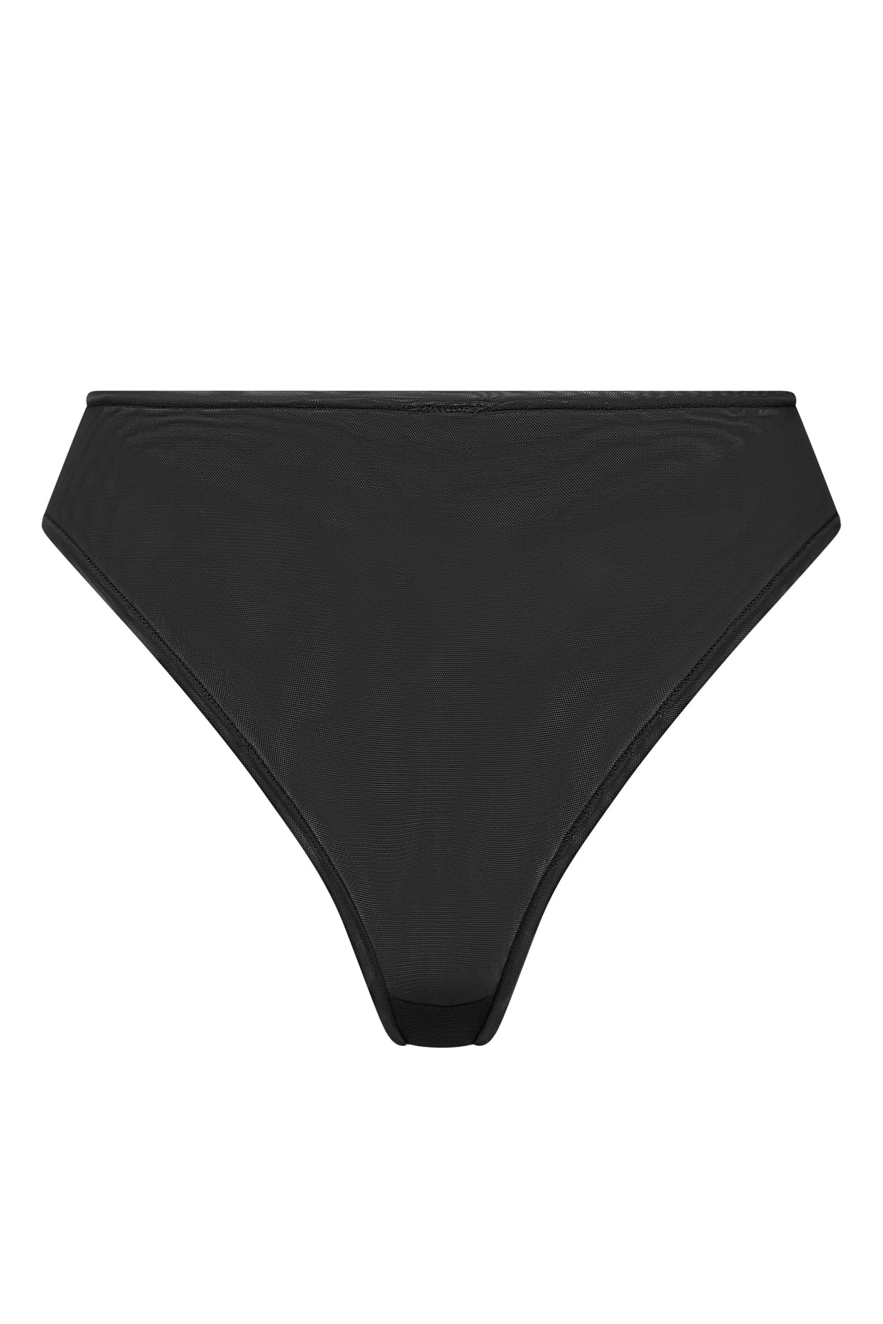 Soft Mesh Brief in Black