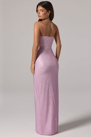 Embellished Bandeau Cowl-Waist Maxi Dress in Pink - 4 | Oh Polly Embellished Bandeau Cowl-Waist Maxi Dress in Pink - 4 | Oh Polly