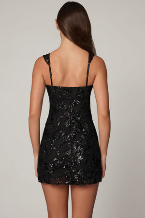 Embellished A-line Mini Dress in Black - 4 | Oh Polly Embellished A-line Mini Dress in Black - 4 | Oh Polly