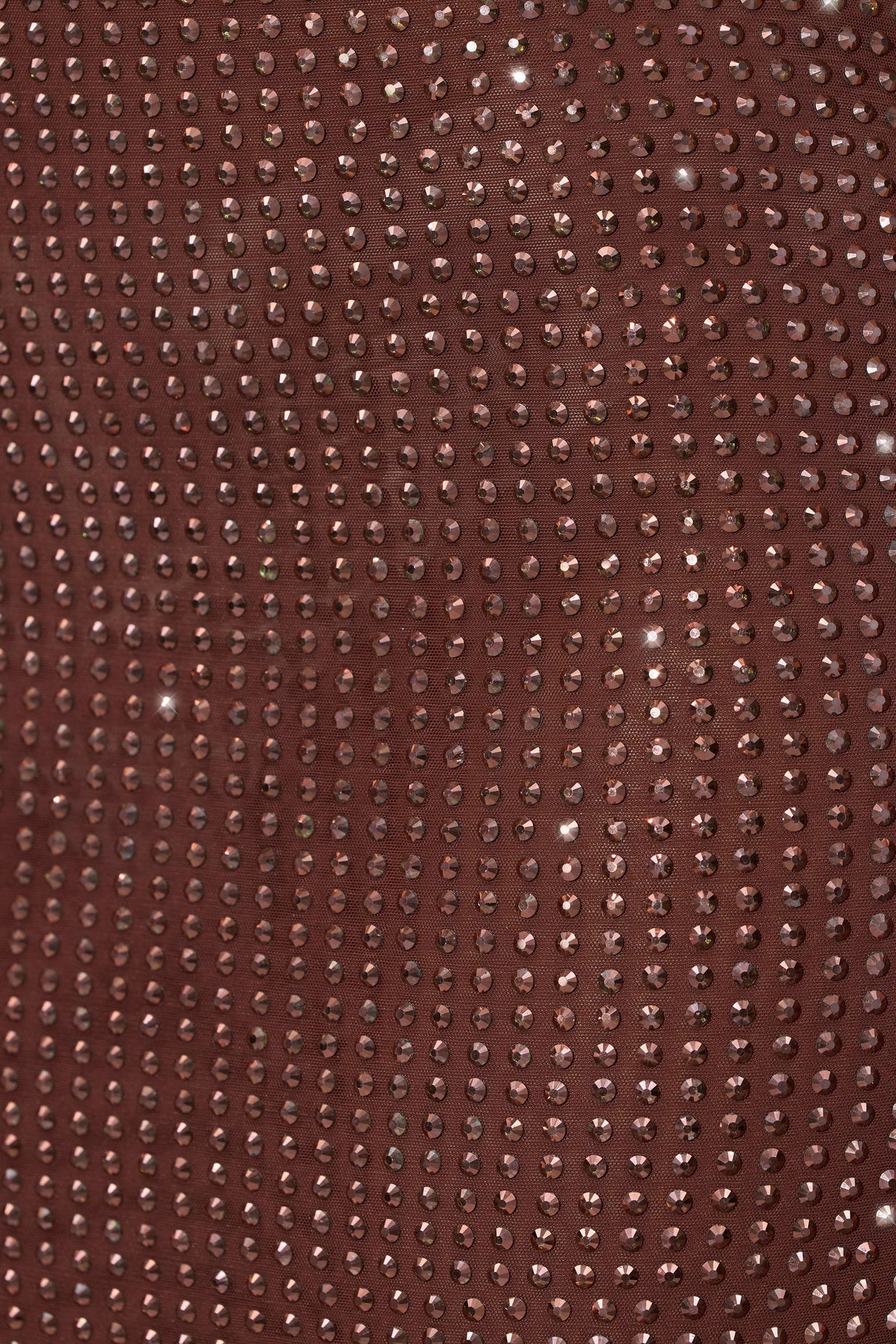 Embellished Mid Rise Maxi Skirt in Espresso