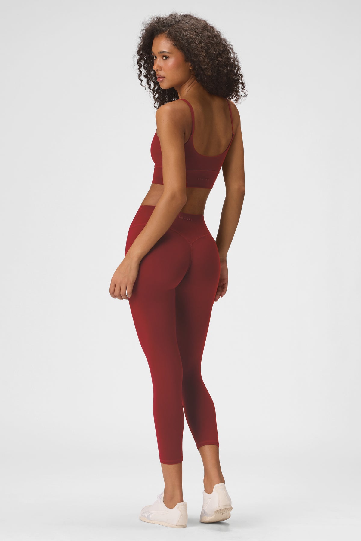 Soft Active 7/8 Leggings in Dark Cherry