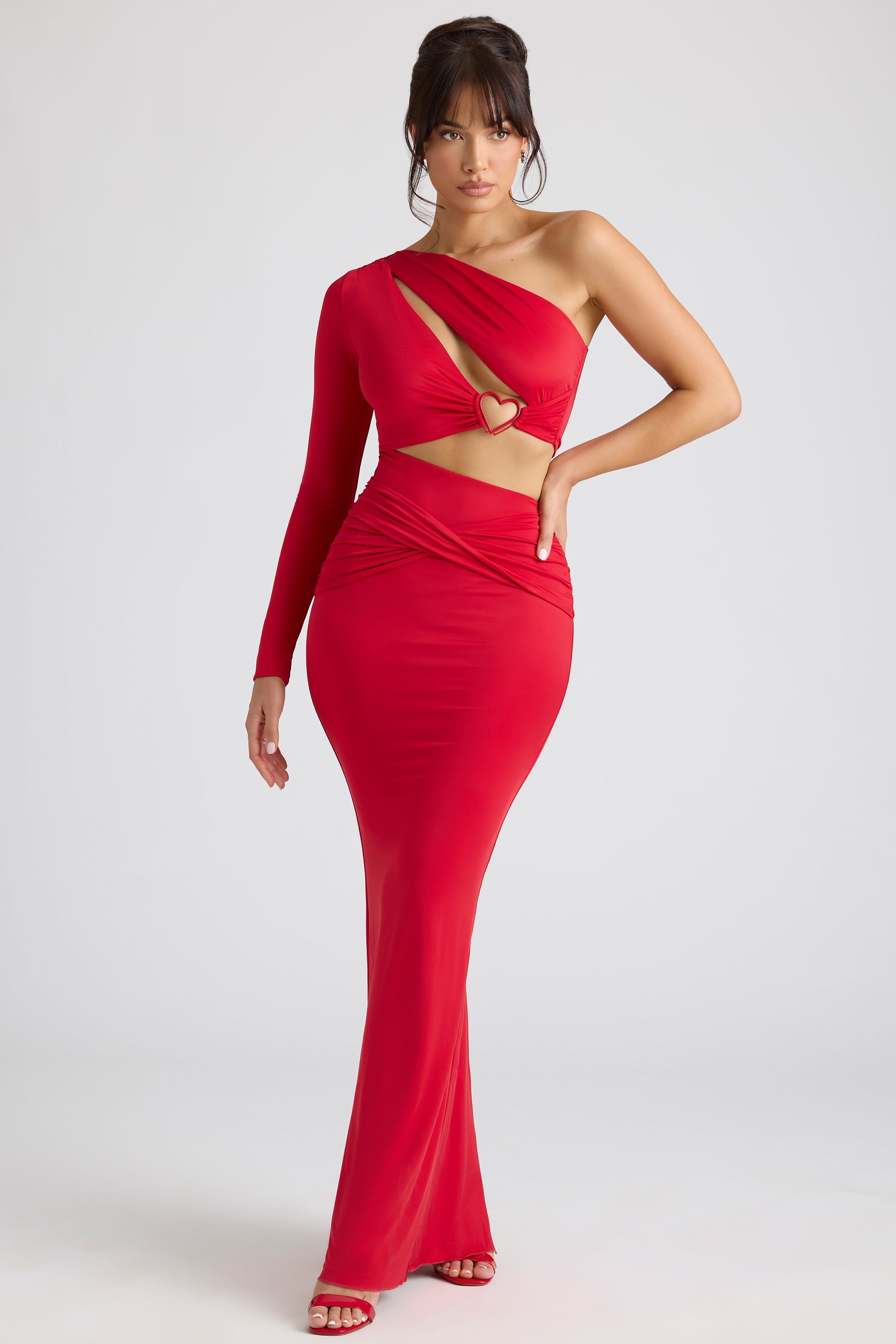 Firy Red Long Prom Dresses