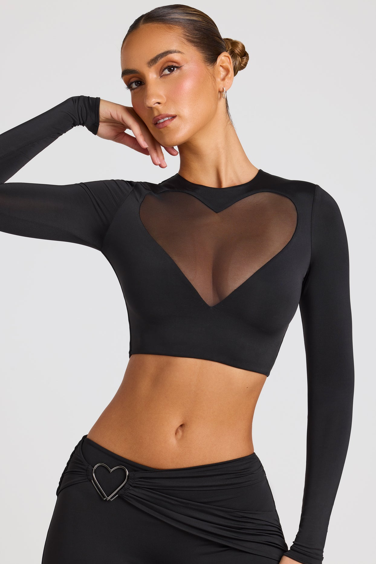 NWT BO+TEE All for me sports bra  Long sleeve jersey top, Long sleeve  bodysuit, Shopping outfit