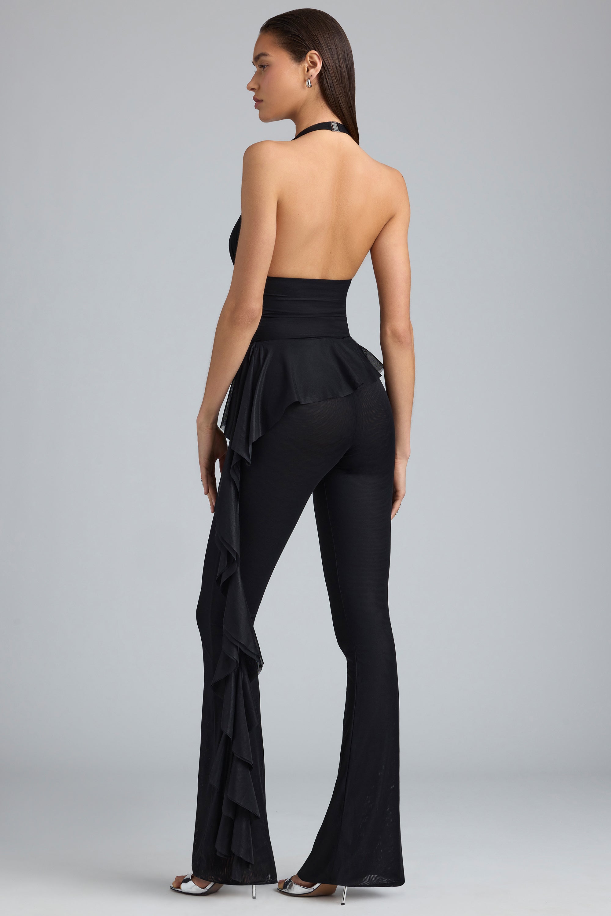 Buy PAVONINE Flared Women Black Trousers () Online at Best Prices in India  - JioMart.