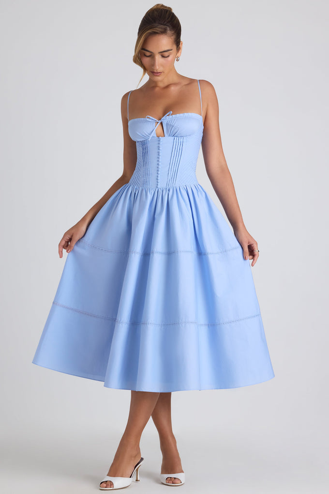 Blue A-line Dress (3068573)