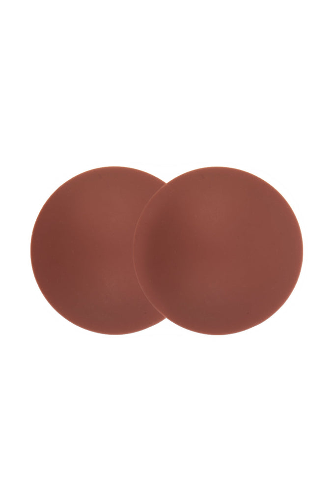 Reusable Silicone Nipple Covers in Chestnut