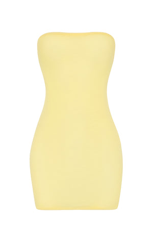 Intimates Soft Mesh Mini Slip Dress in Yellow | Oh Polly Intimates Soft Mesh Mini Slip Dress in Yellow | Oh Polly