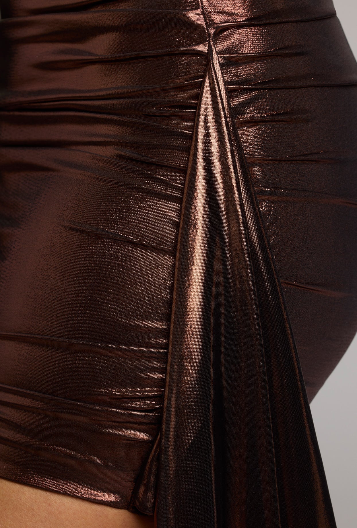 Cut Out Metallic Jersey Mini Dress in Copper Bronze - 2 | Oh Polly Cut Out Metallic Jersey Mini Dress in Copper Bronze - 2 | Oh Polly